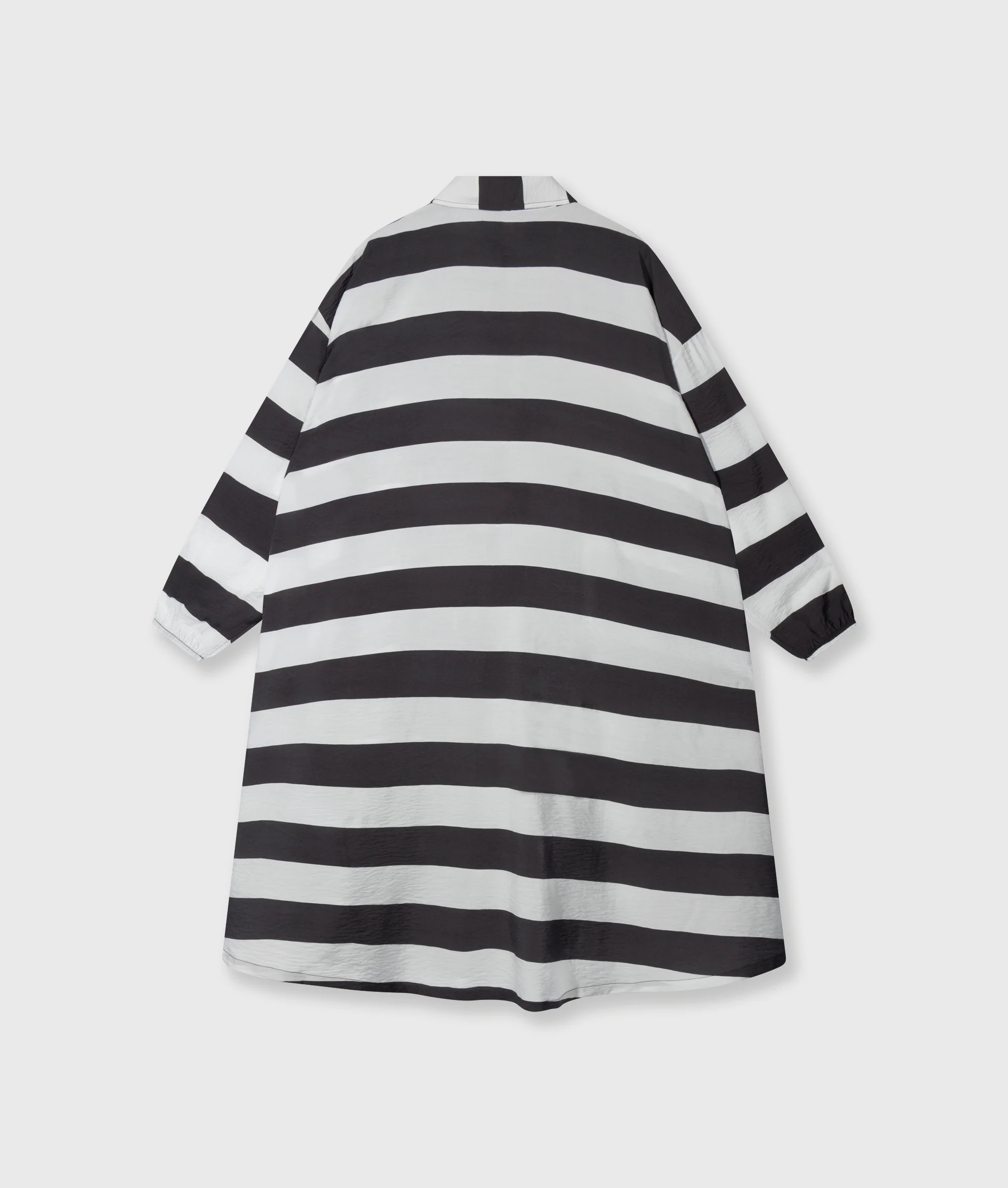 a-line dress stripes | white/brownish grey - Image 7