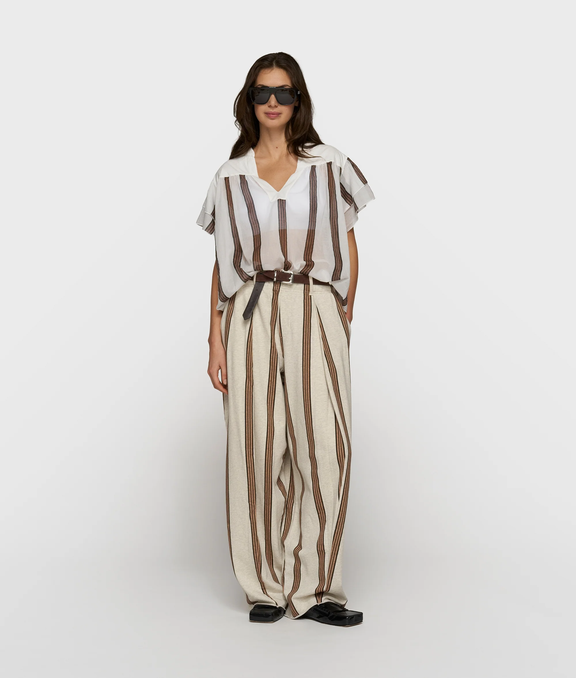 a-line top stripes | ecru - Image 3