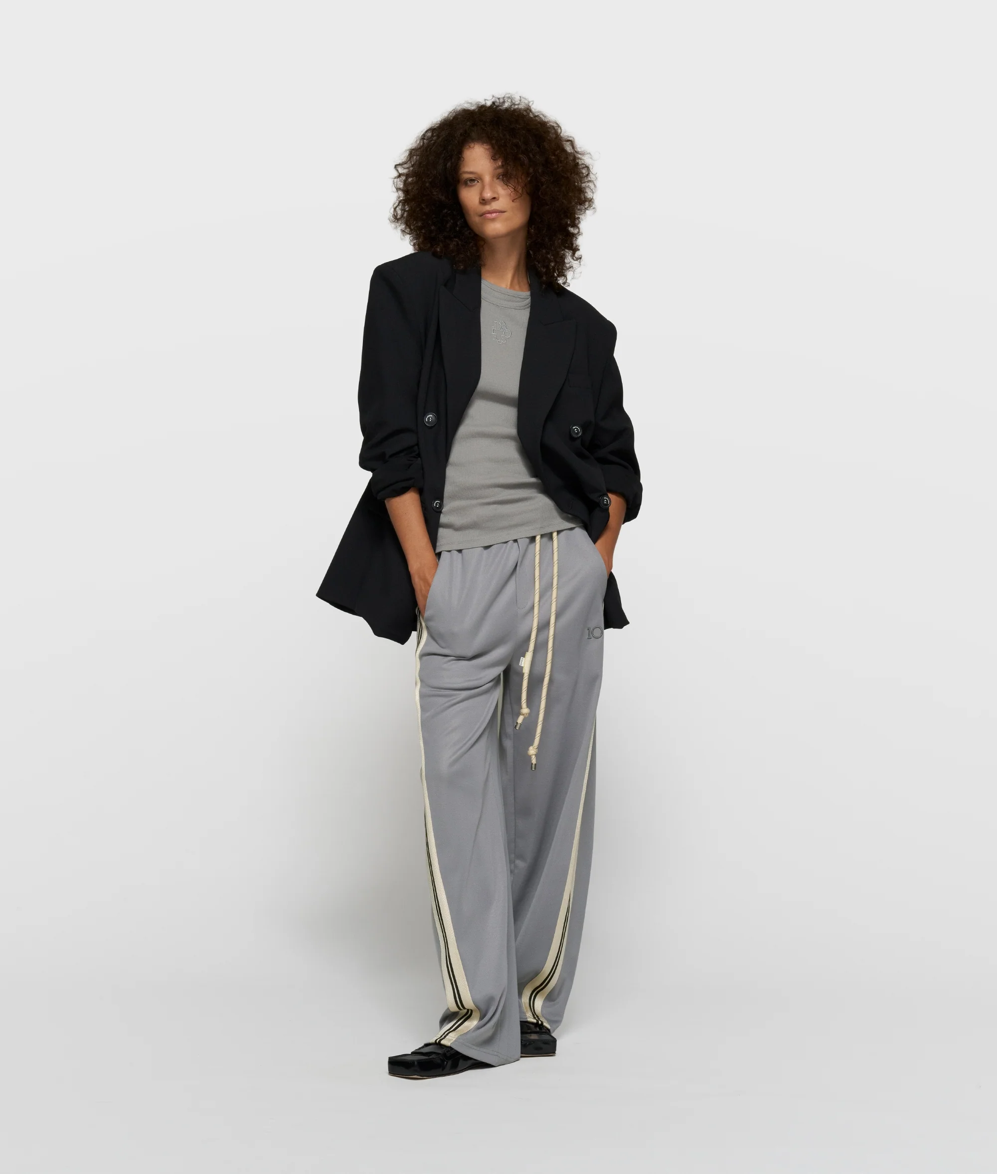 a-symmetric rib top | light graphite - Image 3