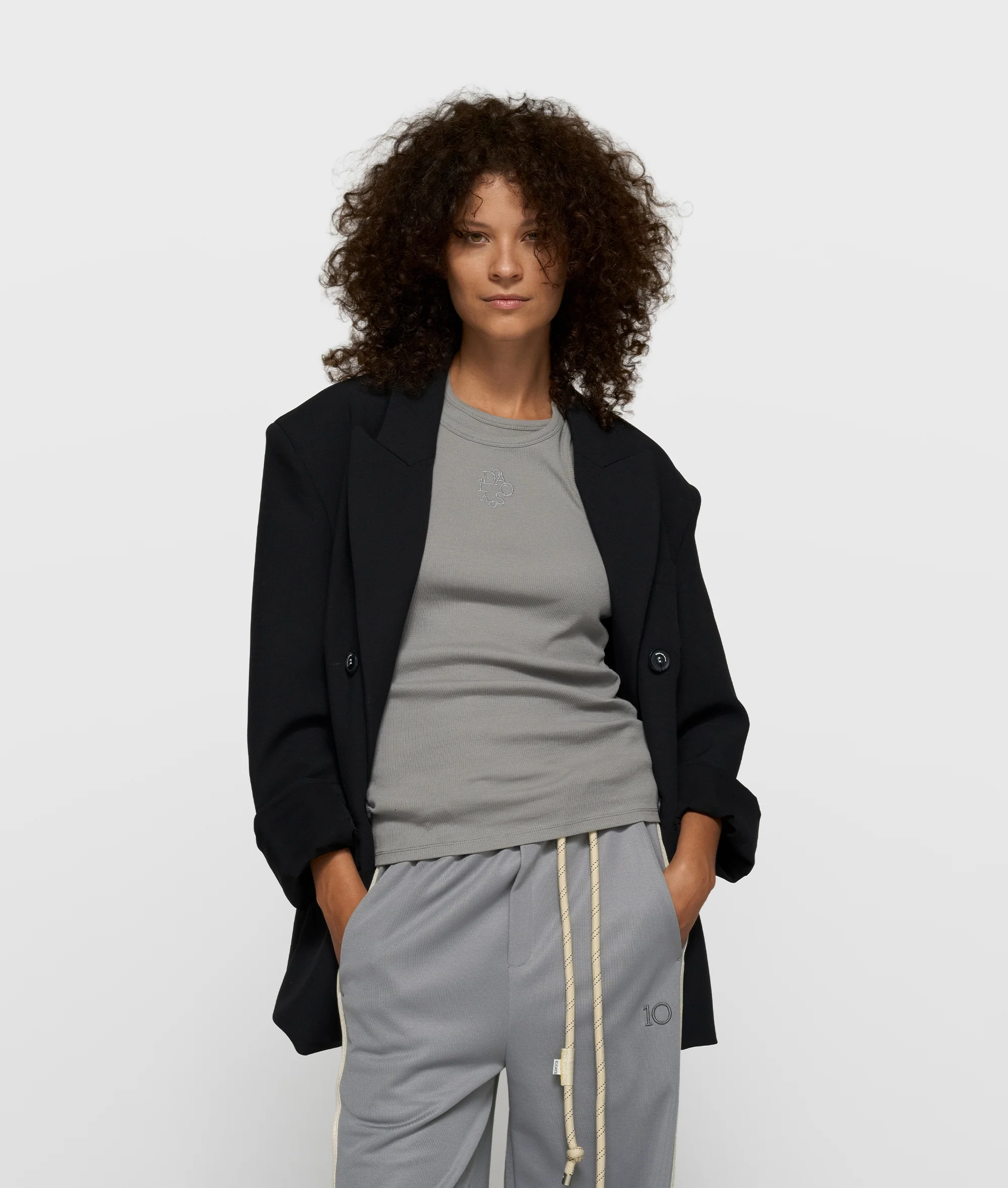 a-symmetric rib top | light graphite - Image 5