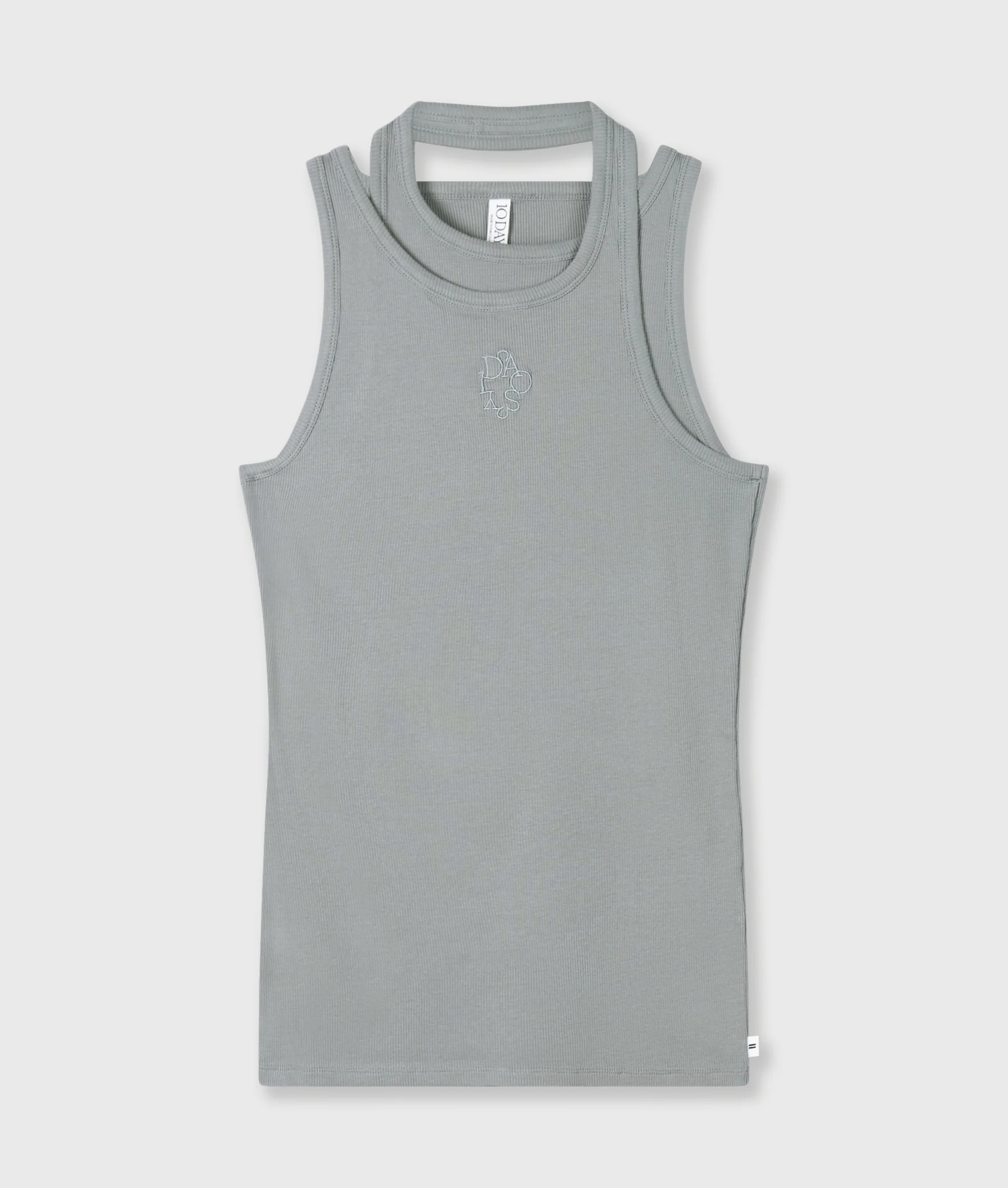 a-symmetric rib top | light graphite - Image 6