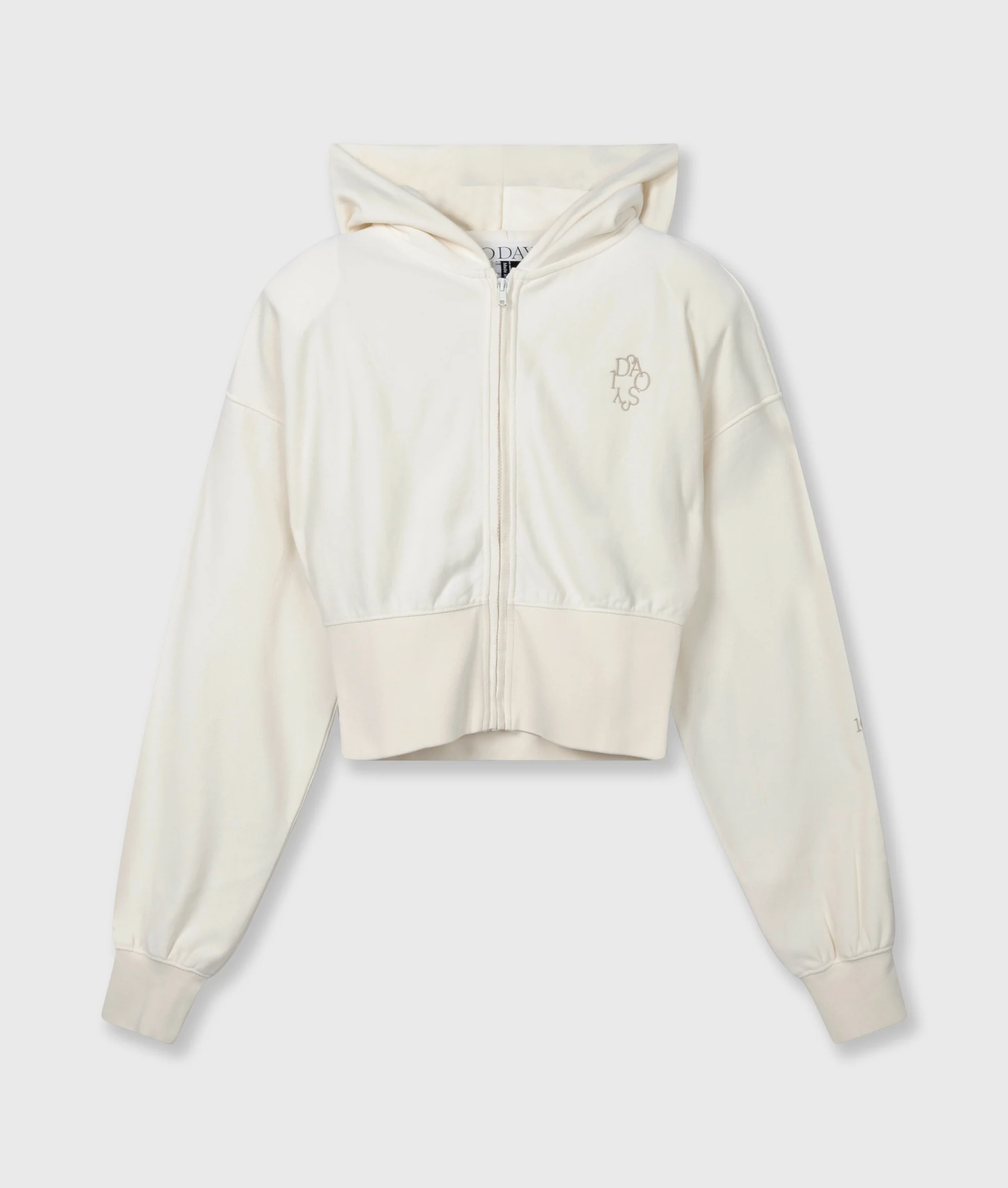 ballet zip hoodie | pearl - Image 6