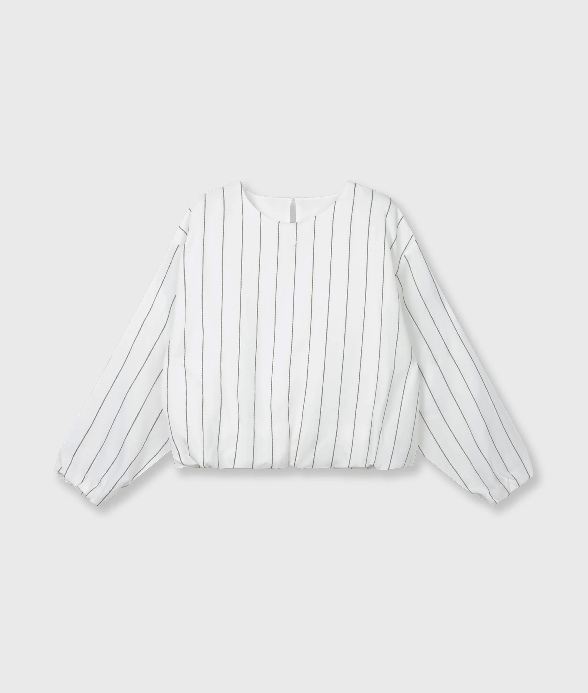 balloon blouse pinstripe | ecru - Image 6