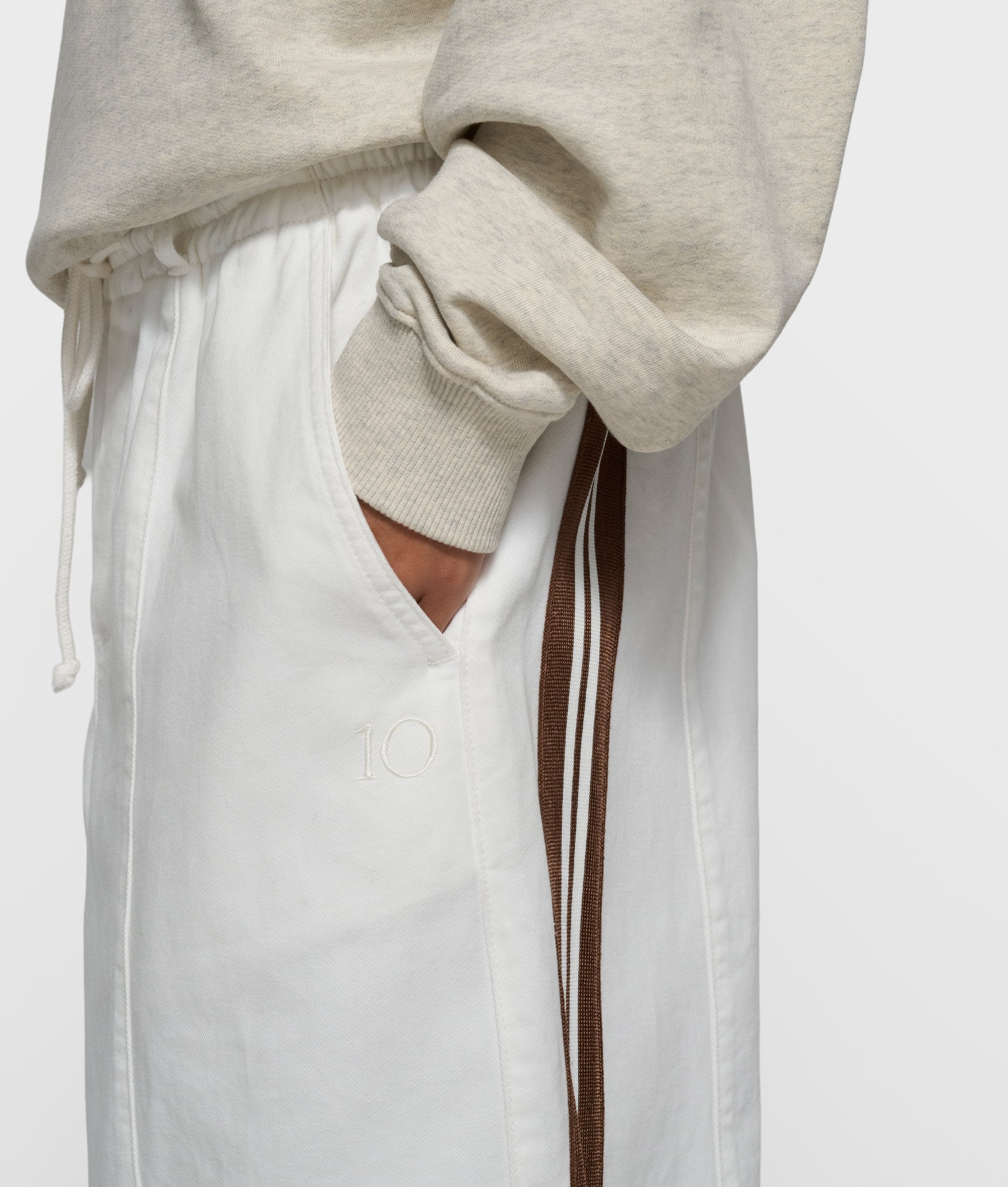 baseball sweater 10 | soft white melee - Image 5
