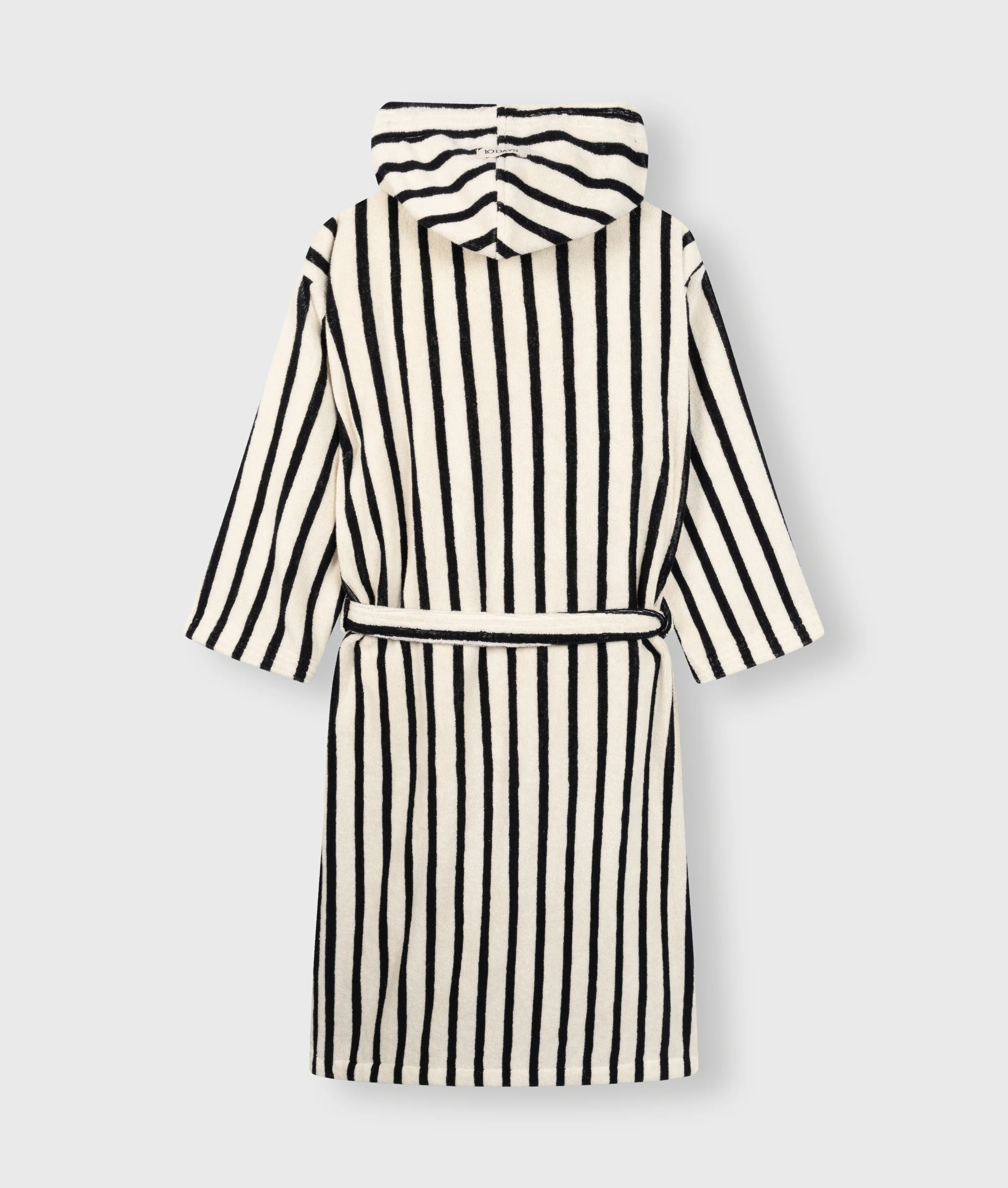 bathrobe stripes | ecru/black - Image 6