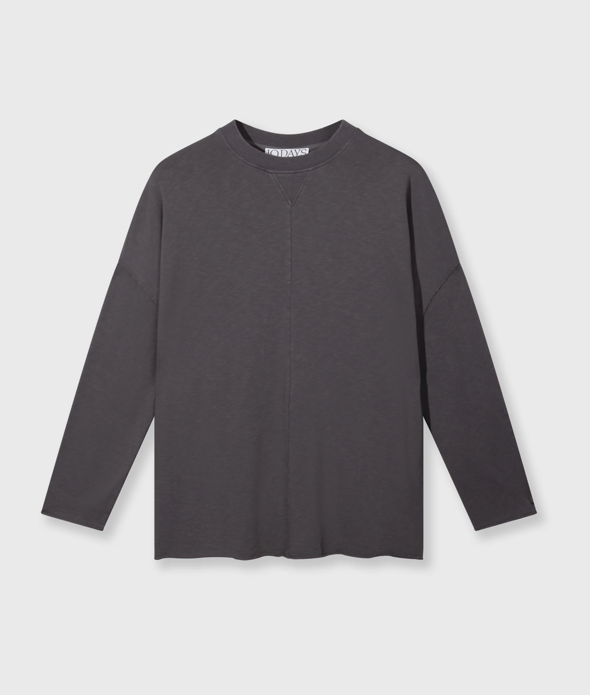 beach sweater slub fleece | steel blue - Image 6