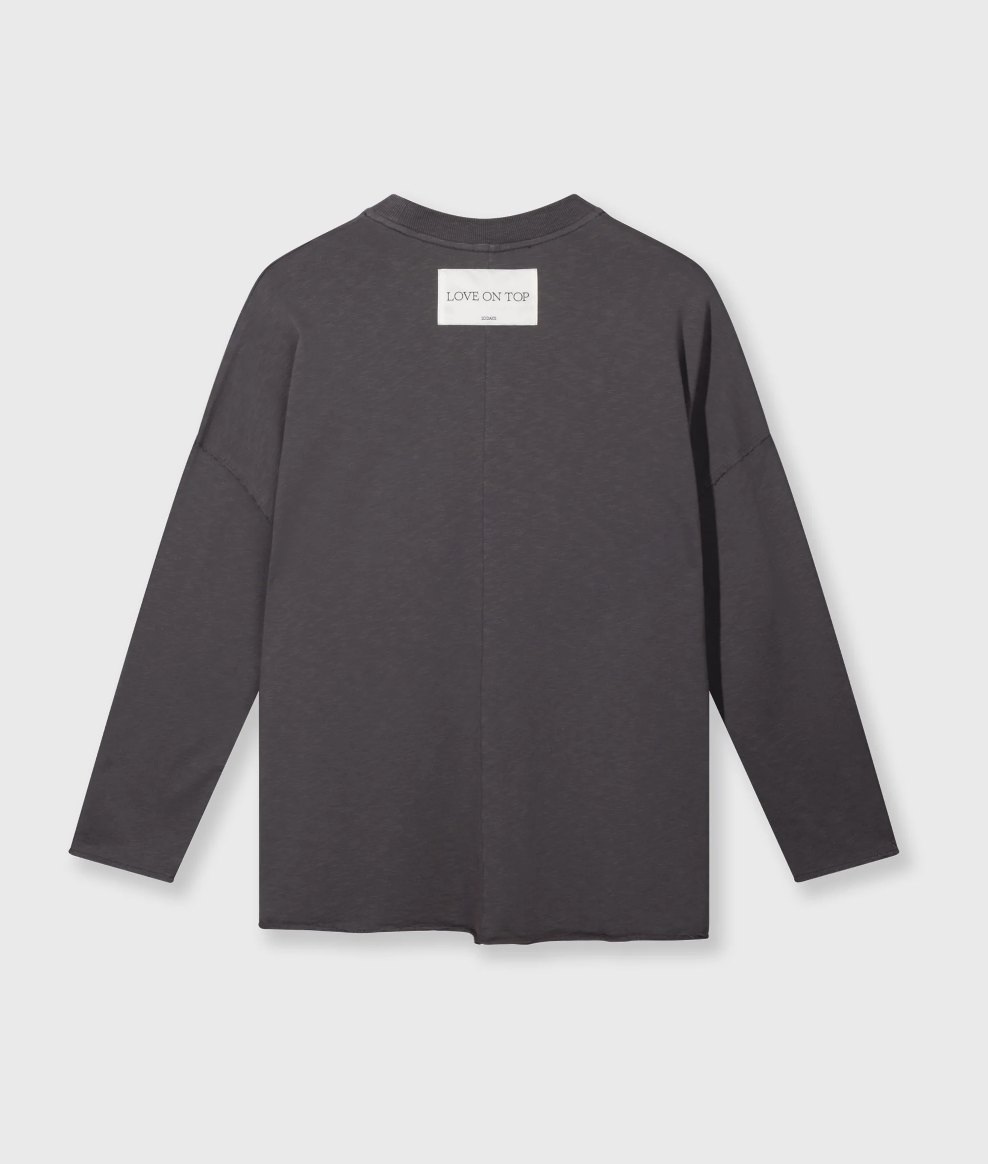beach sweater slub fleece | steel blue - Image 7