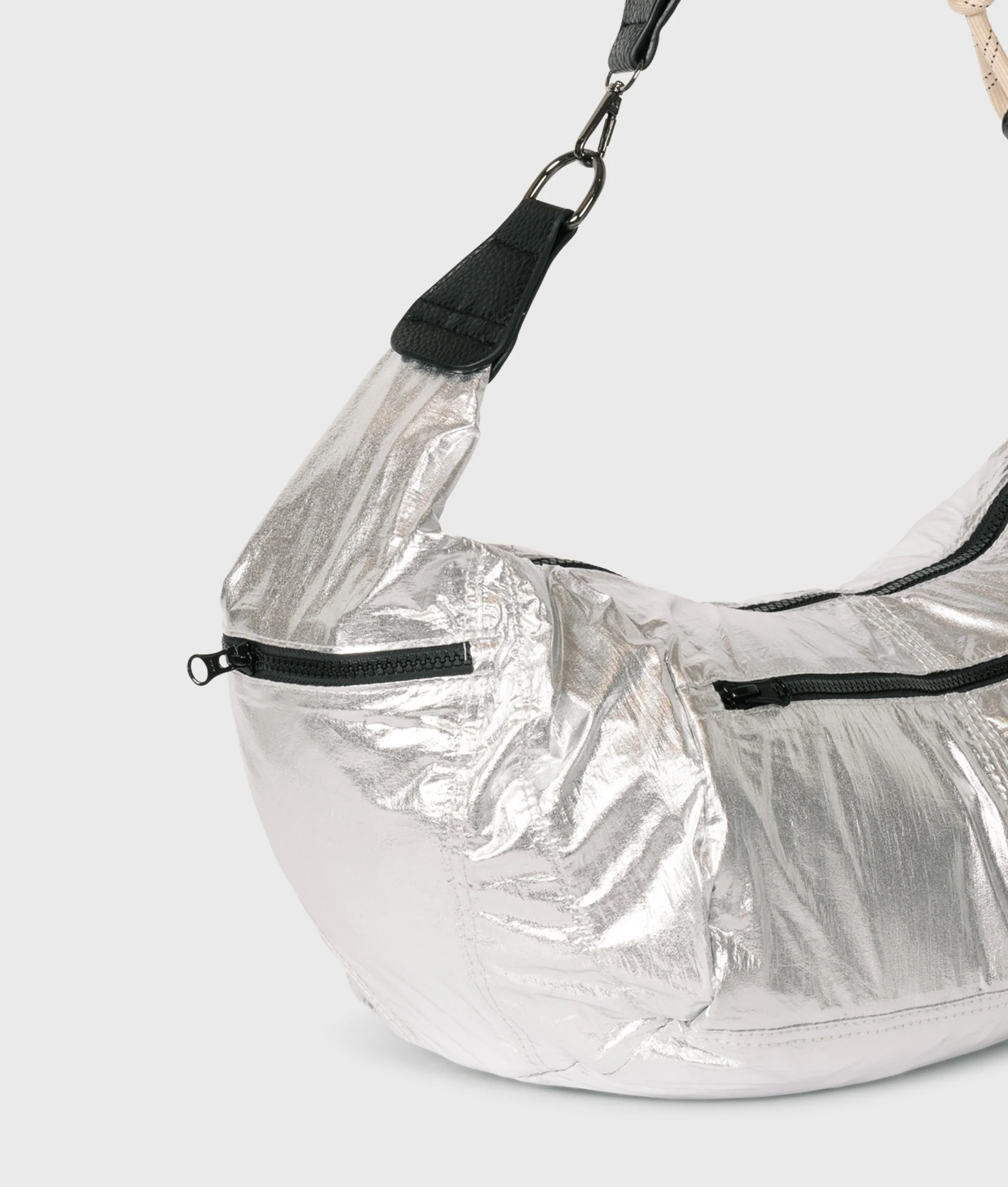 big banana bag | silver - Image 5