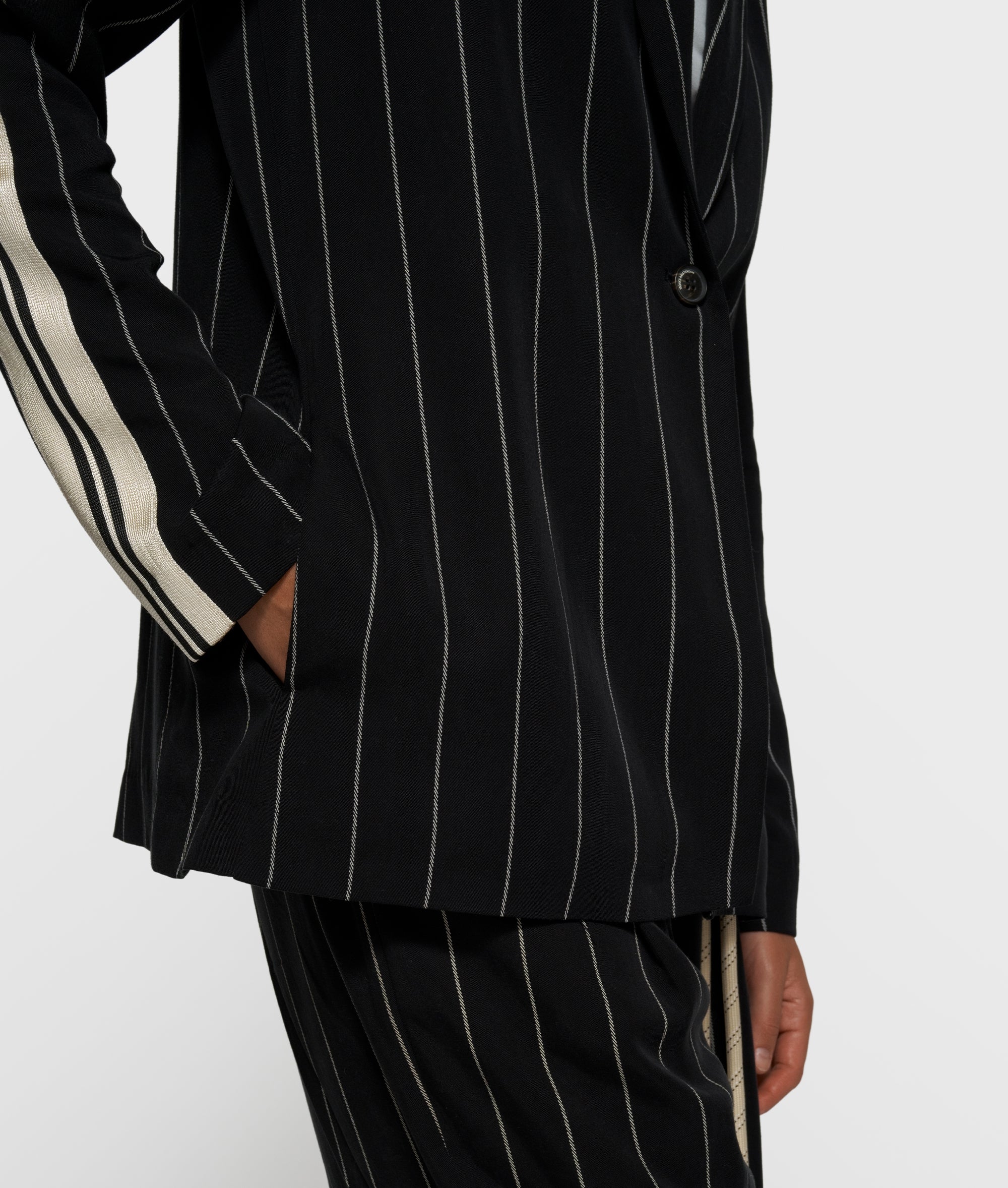 blazer pinstripe | black - Image 5