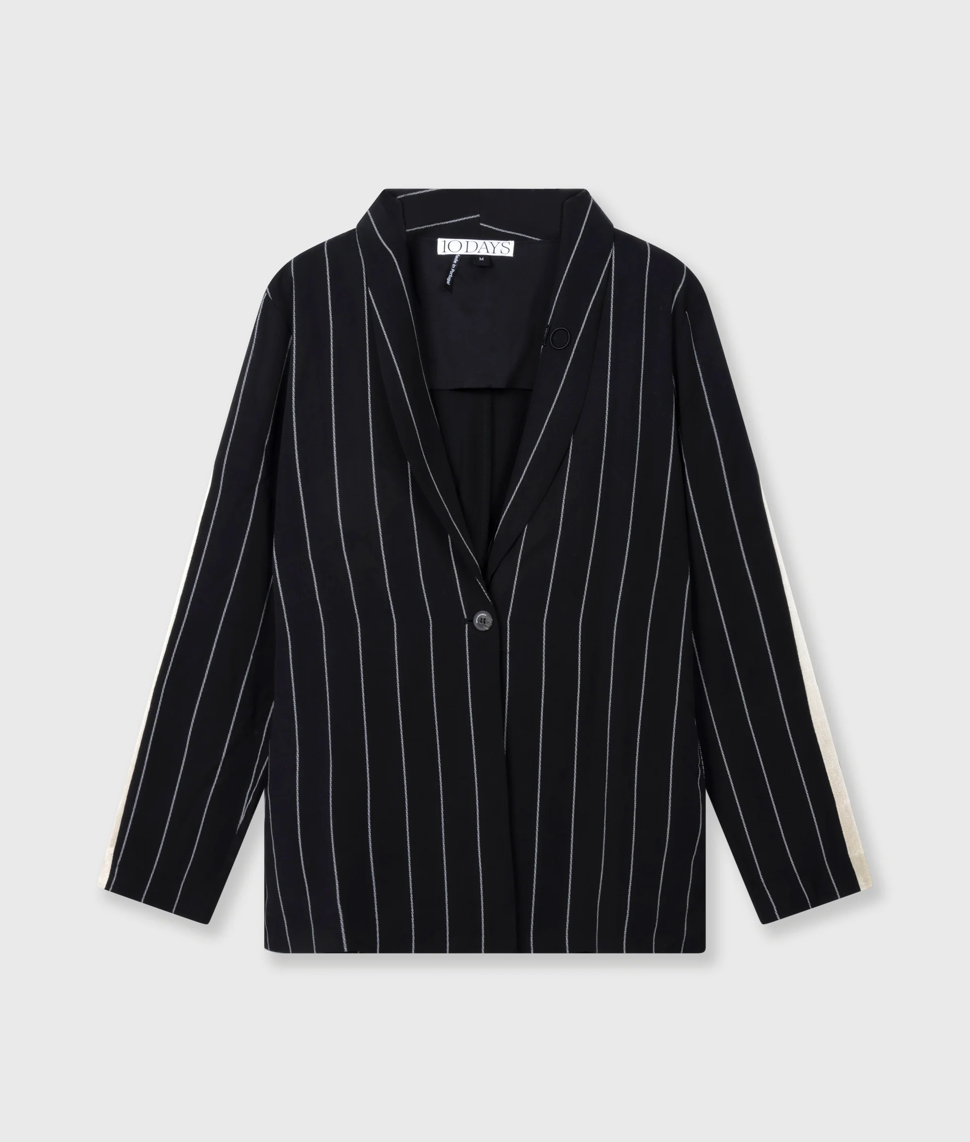 blazer pinstripe | black - Image 6