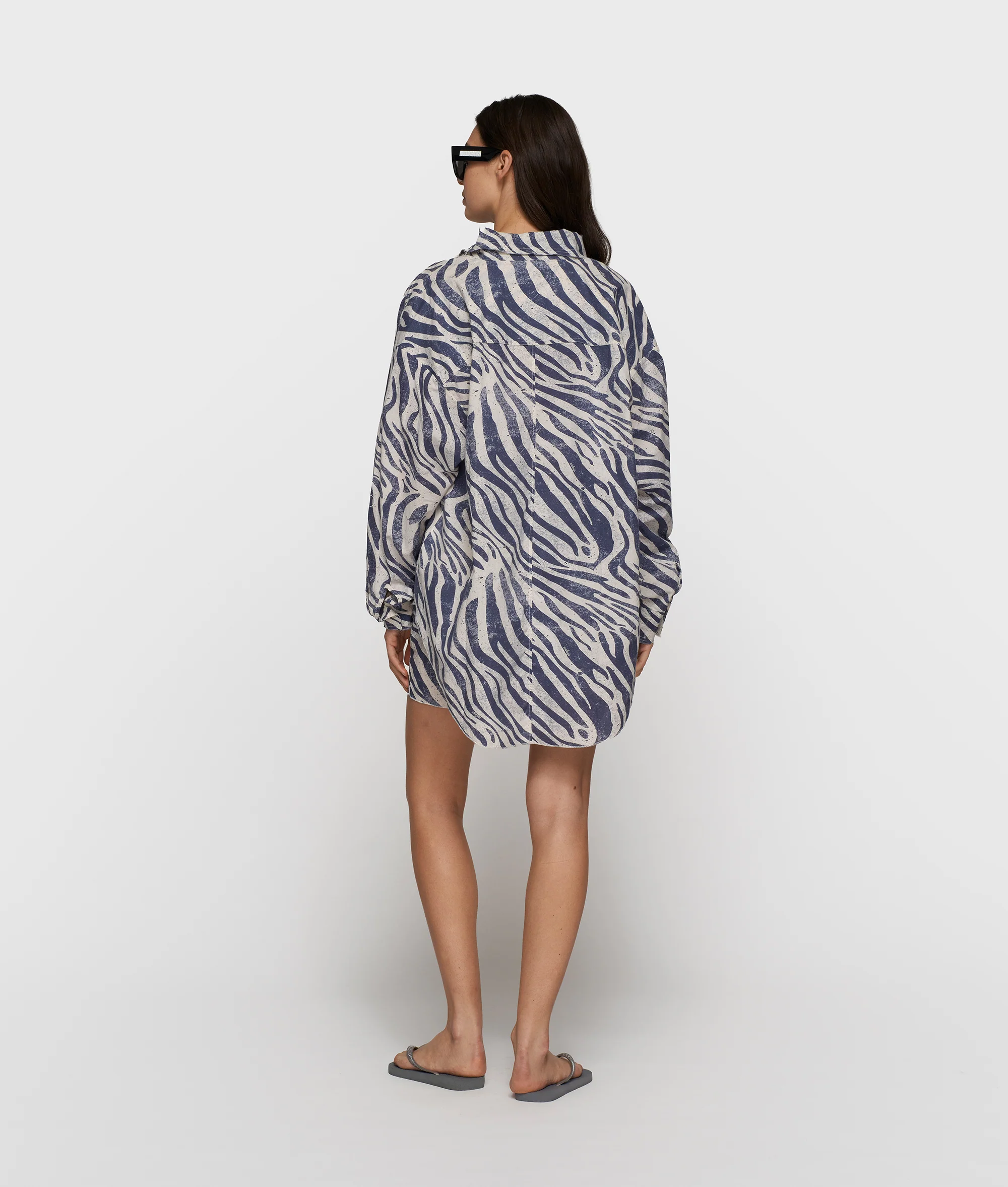 blouse zebra voile | light vanilla - Image 4