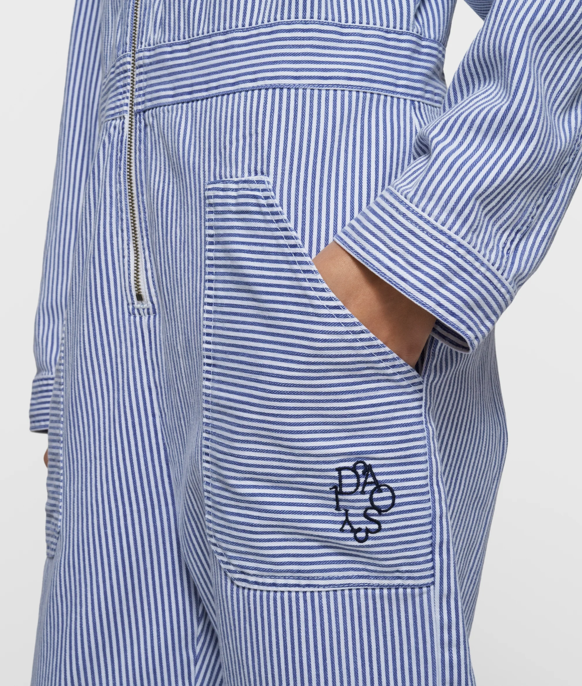 boiler jumpsuit stripes | white/blue - Image 5