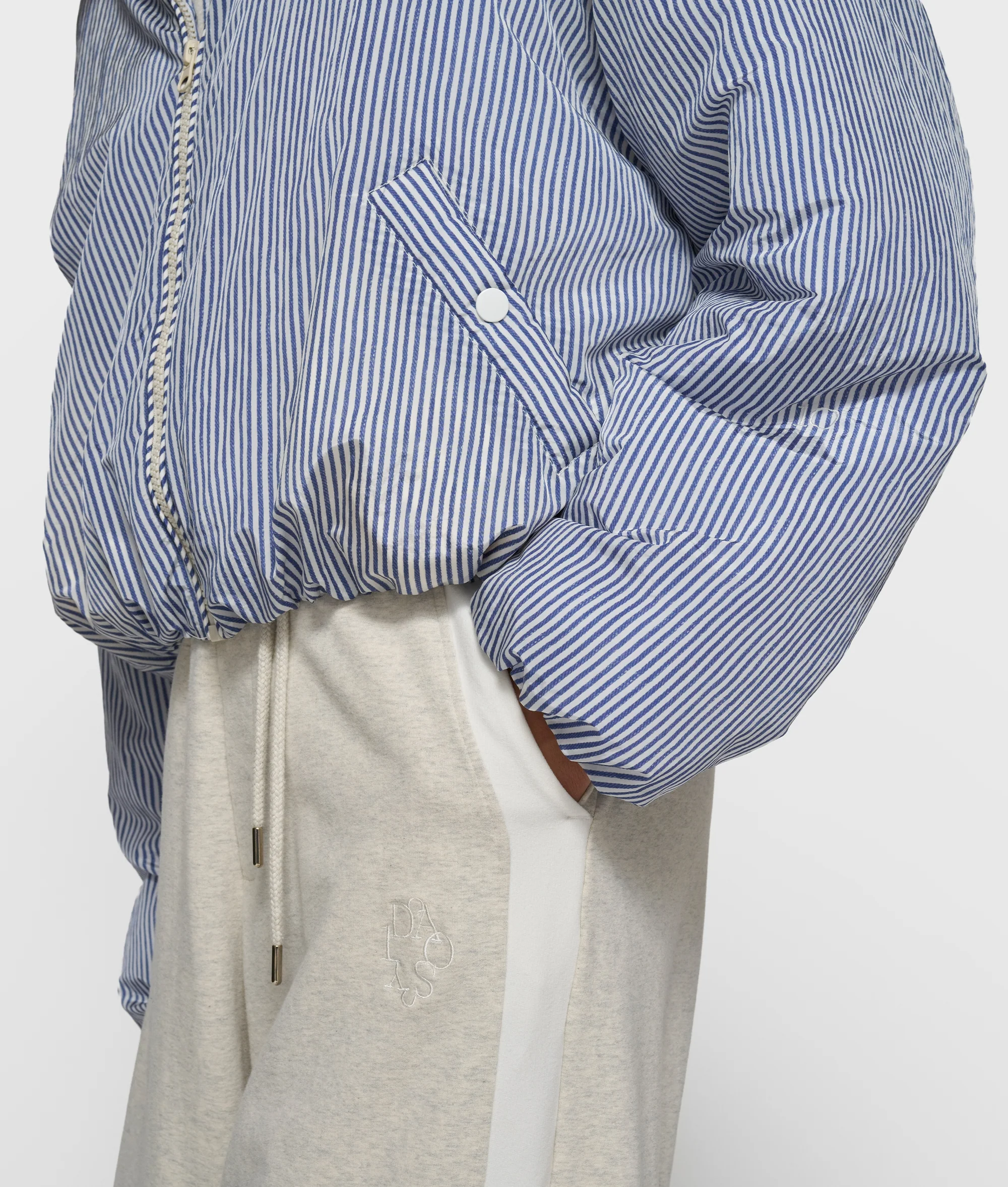 bomber jacket stripes | white/blue - Image 2