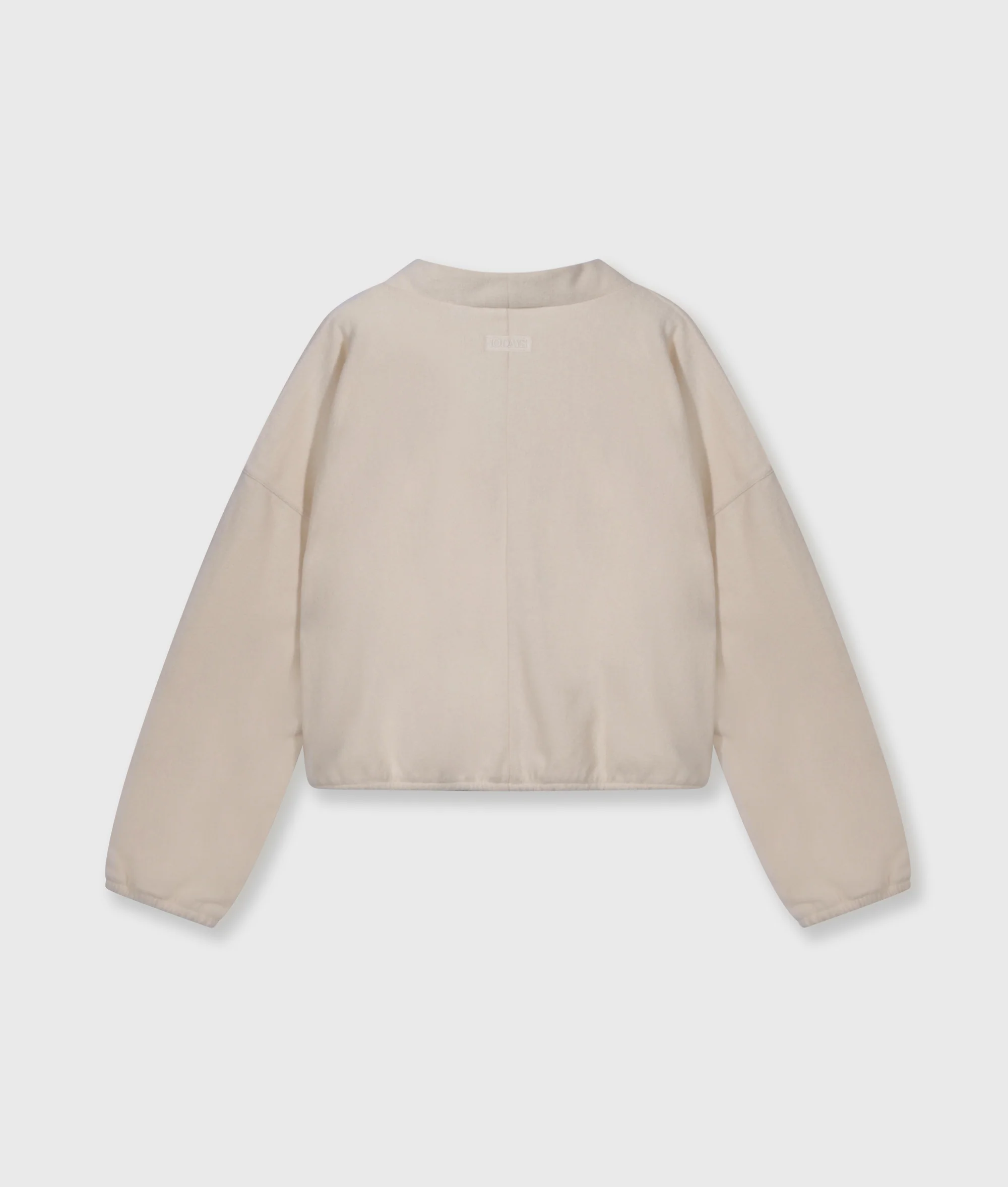 brushed baseball cardigan | powder - Image 6