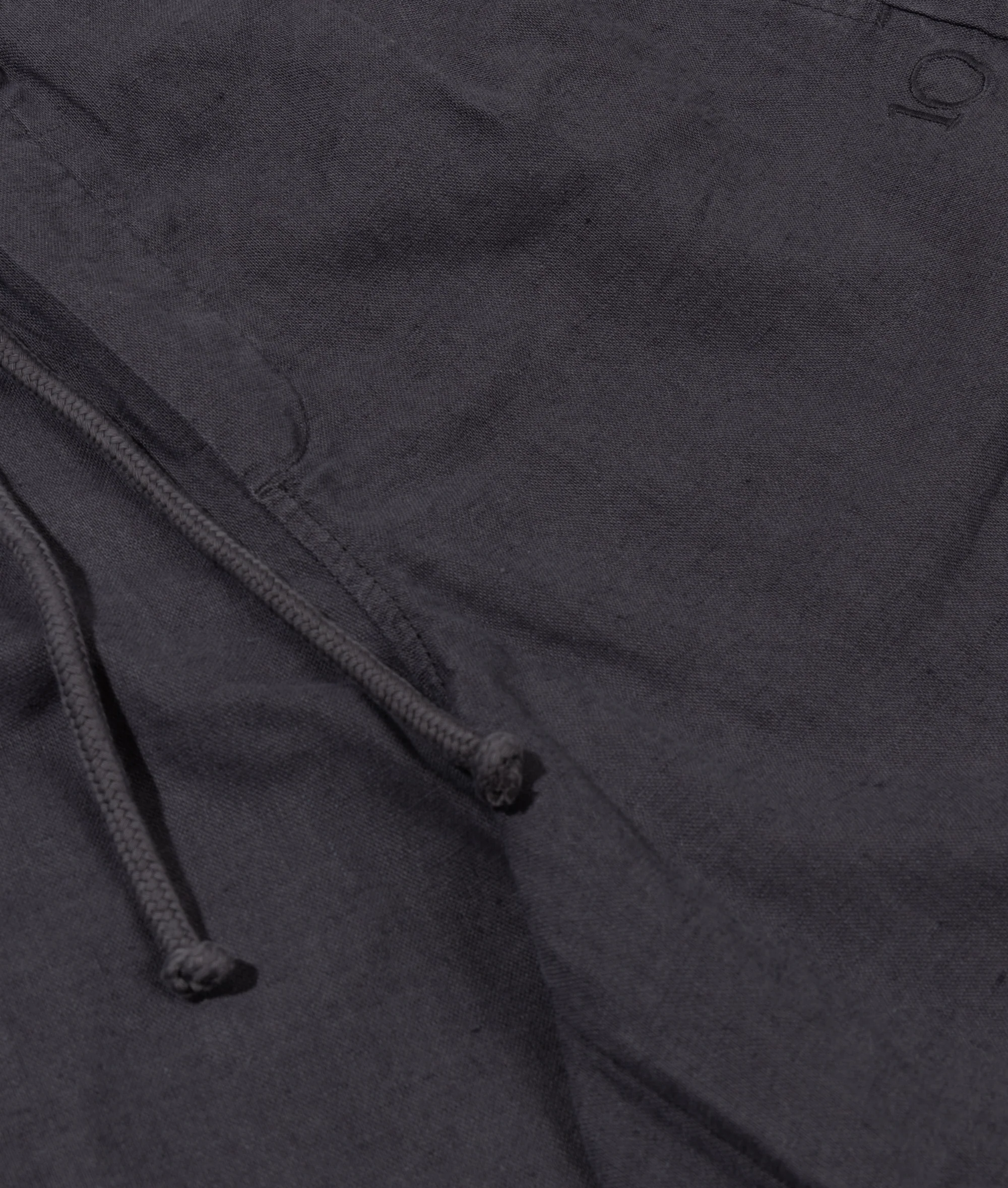 cotton linen pants | steel blue - Image 8