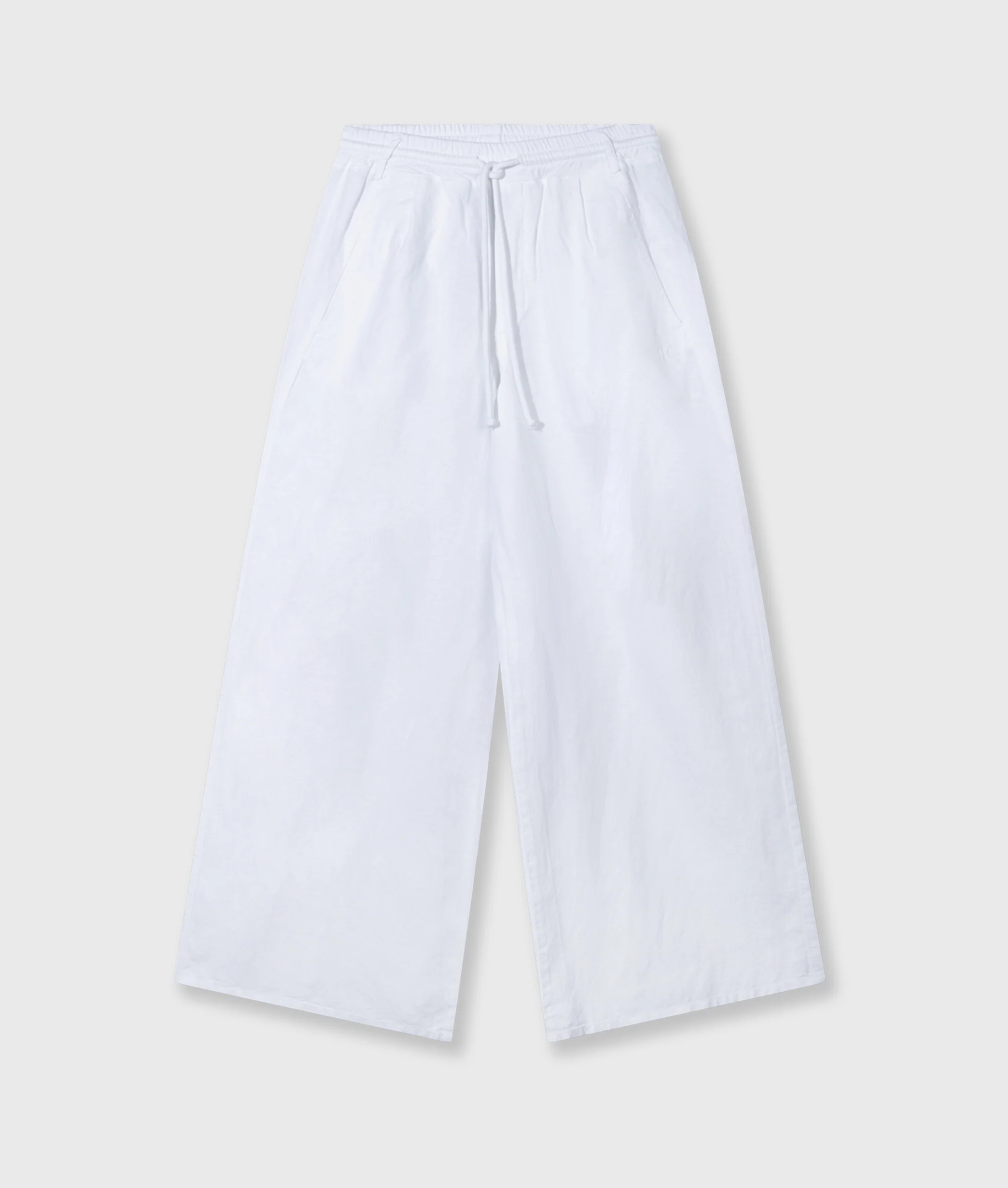 cotton linen pants | white - Image 5
