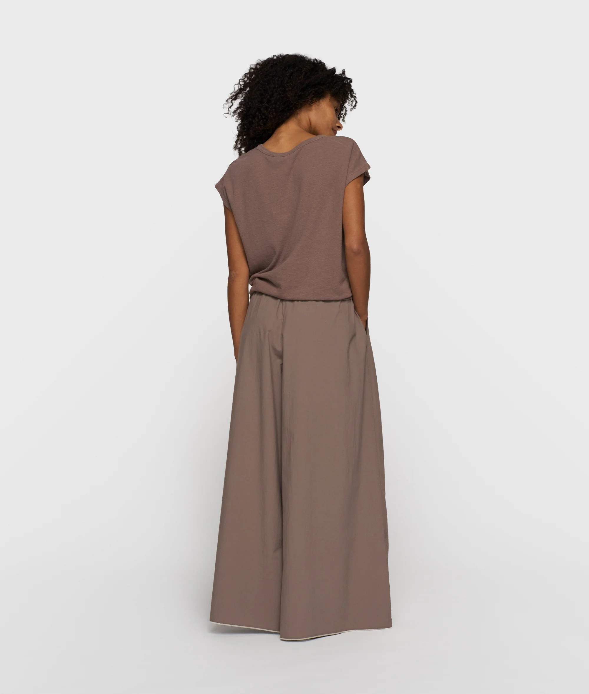 cotton linen tee | moonrock - Image 4