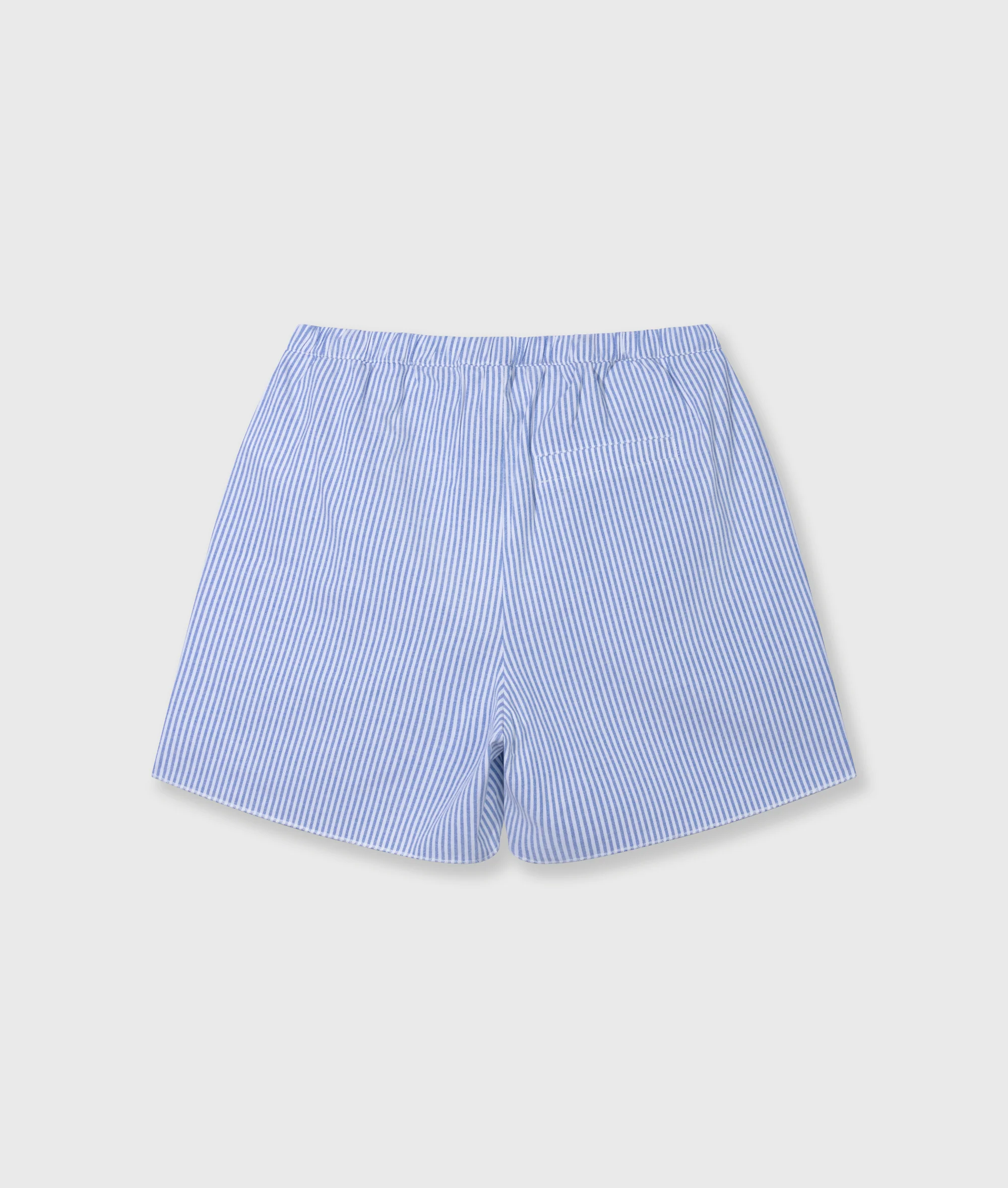 cotton shorts stripes | white/steel blue - Image 6