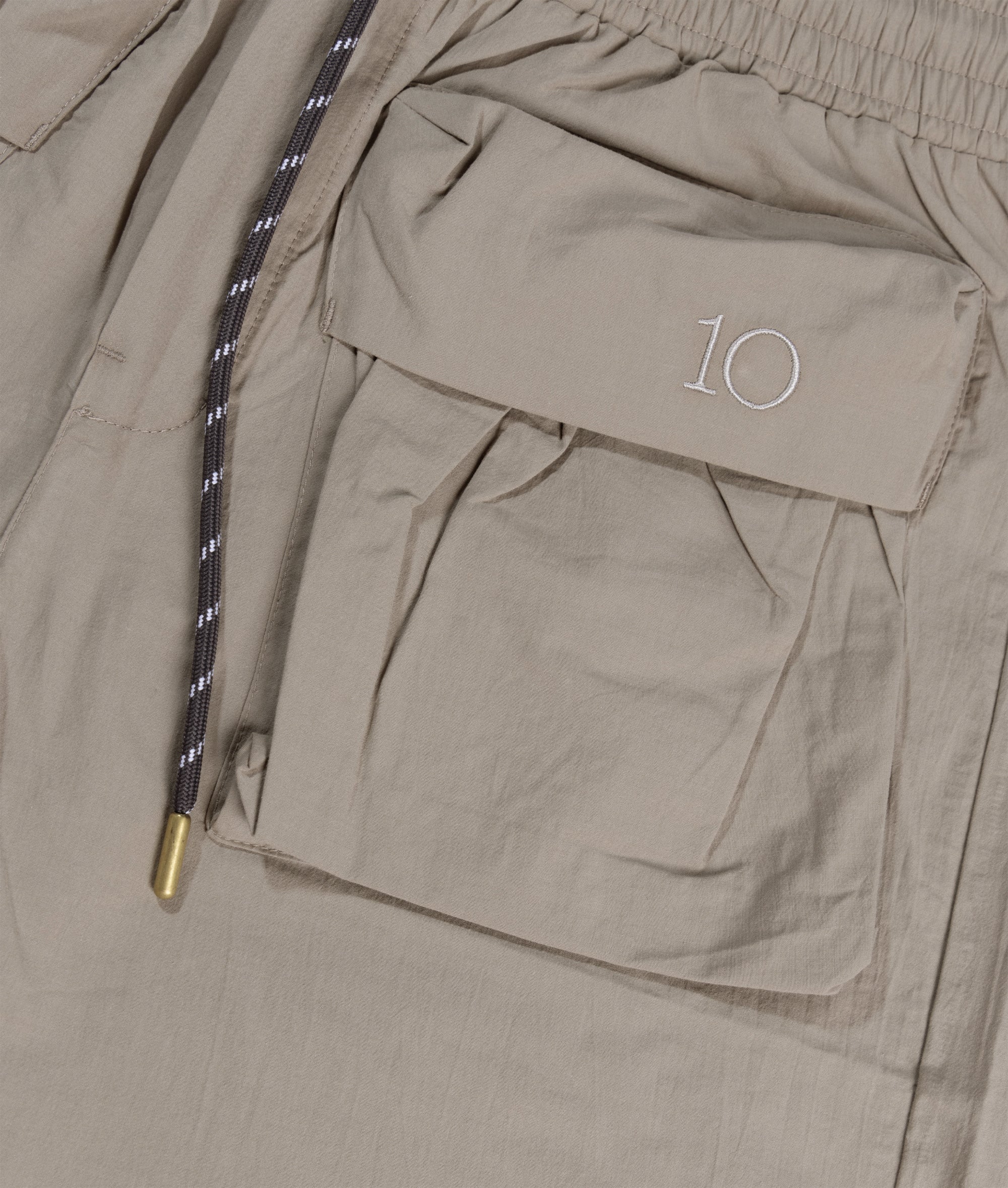 crinkle utility shorts | fog - Image 7
