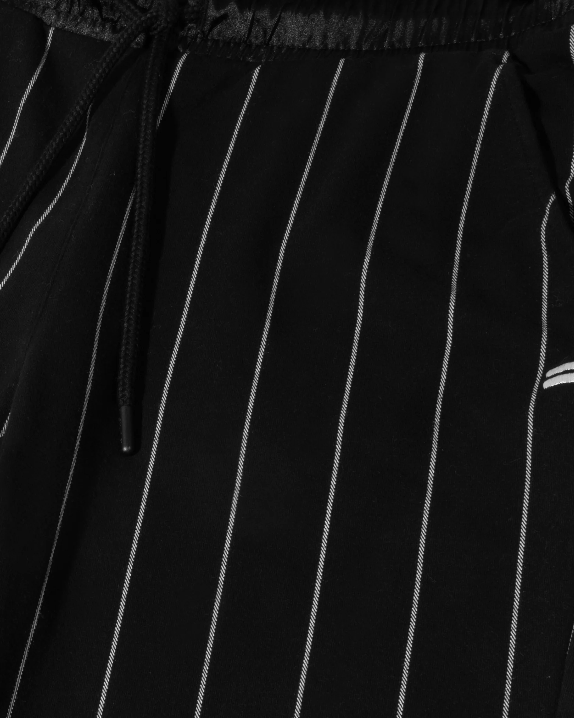 cropped jogger pinstripe | black - Image 8