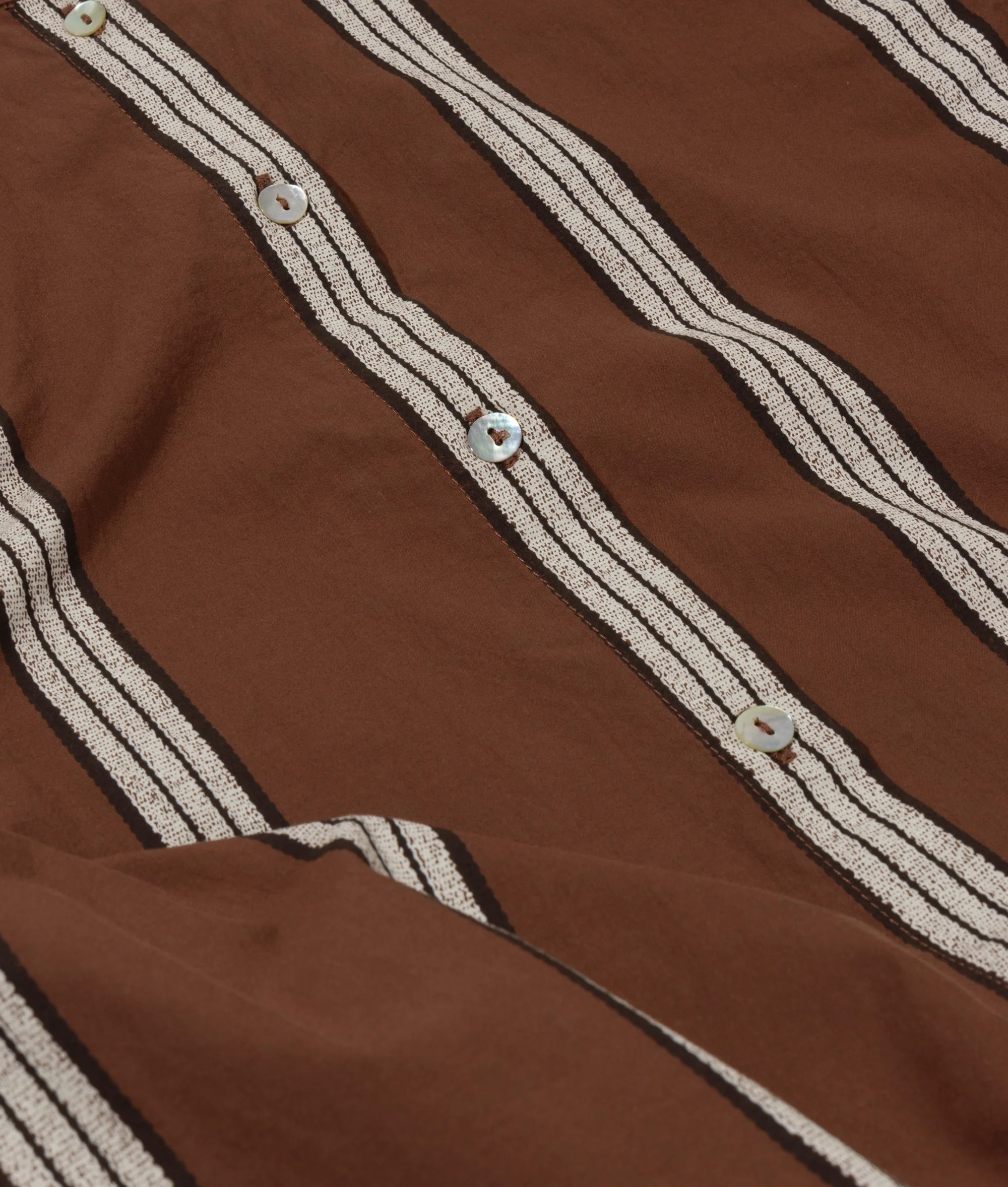 cropped knot blouse | deep brown - Image 7
