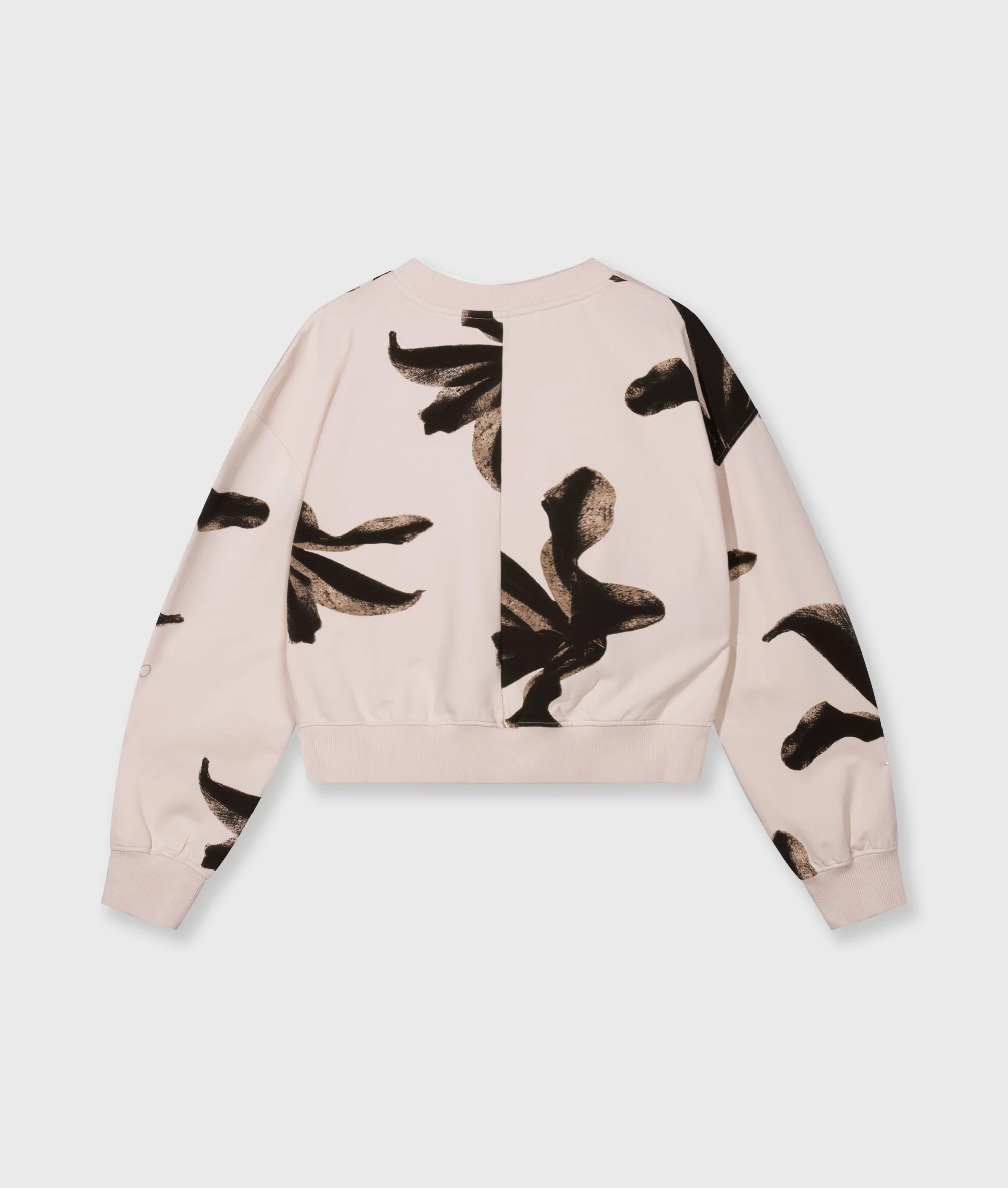 cropped sweater flower | powder - Image 6
