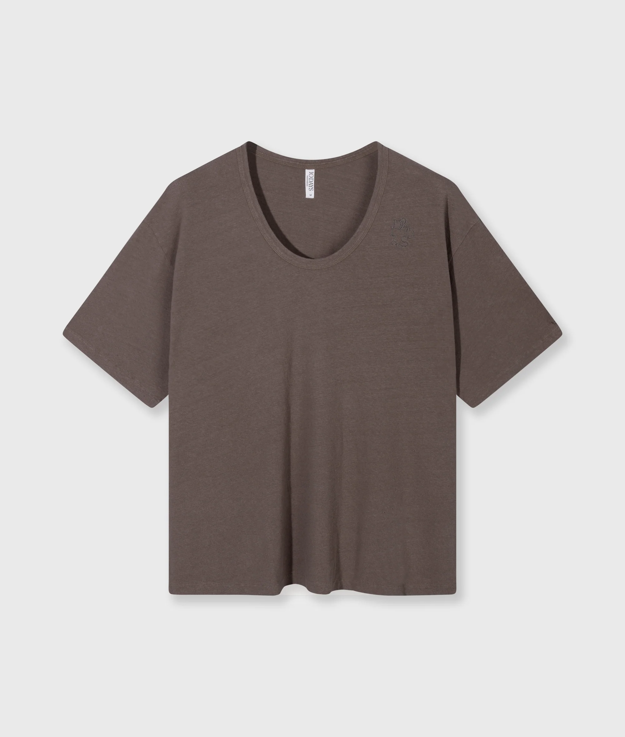 deep tee cotton linen | moonrock - Image 5