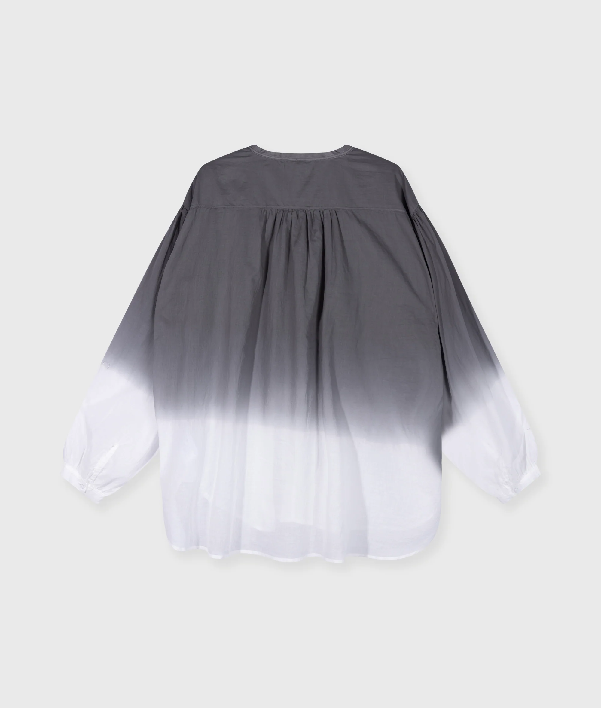 dip dye blouse | mid grey - Image 7