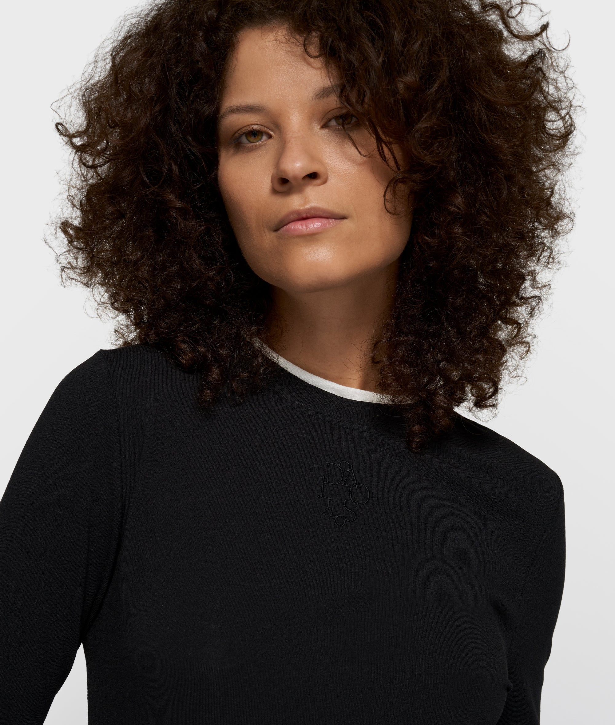 double long sleeve tee | black - Image 2