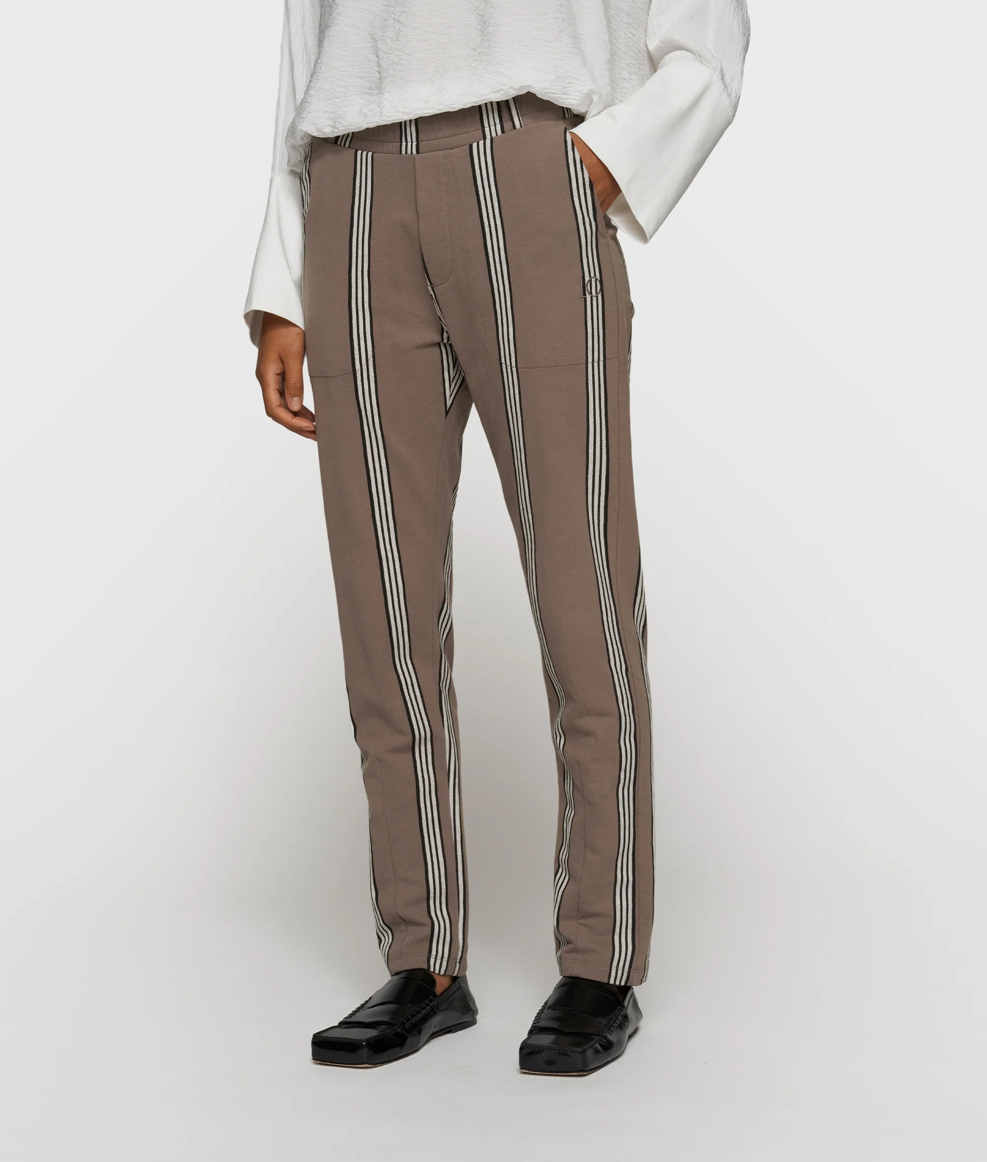 easy pants stripes | moonrock - Image 2