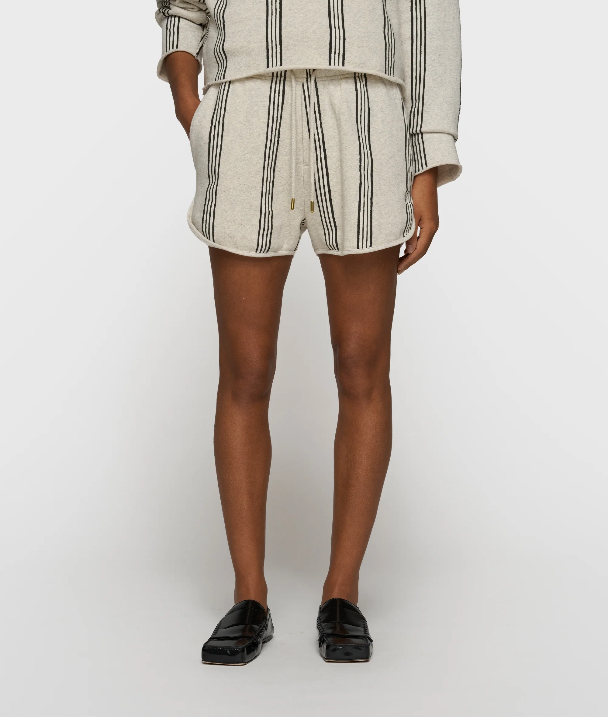 easy shorts stripes | soft white melee - Image 4