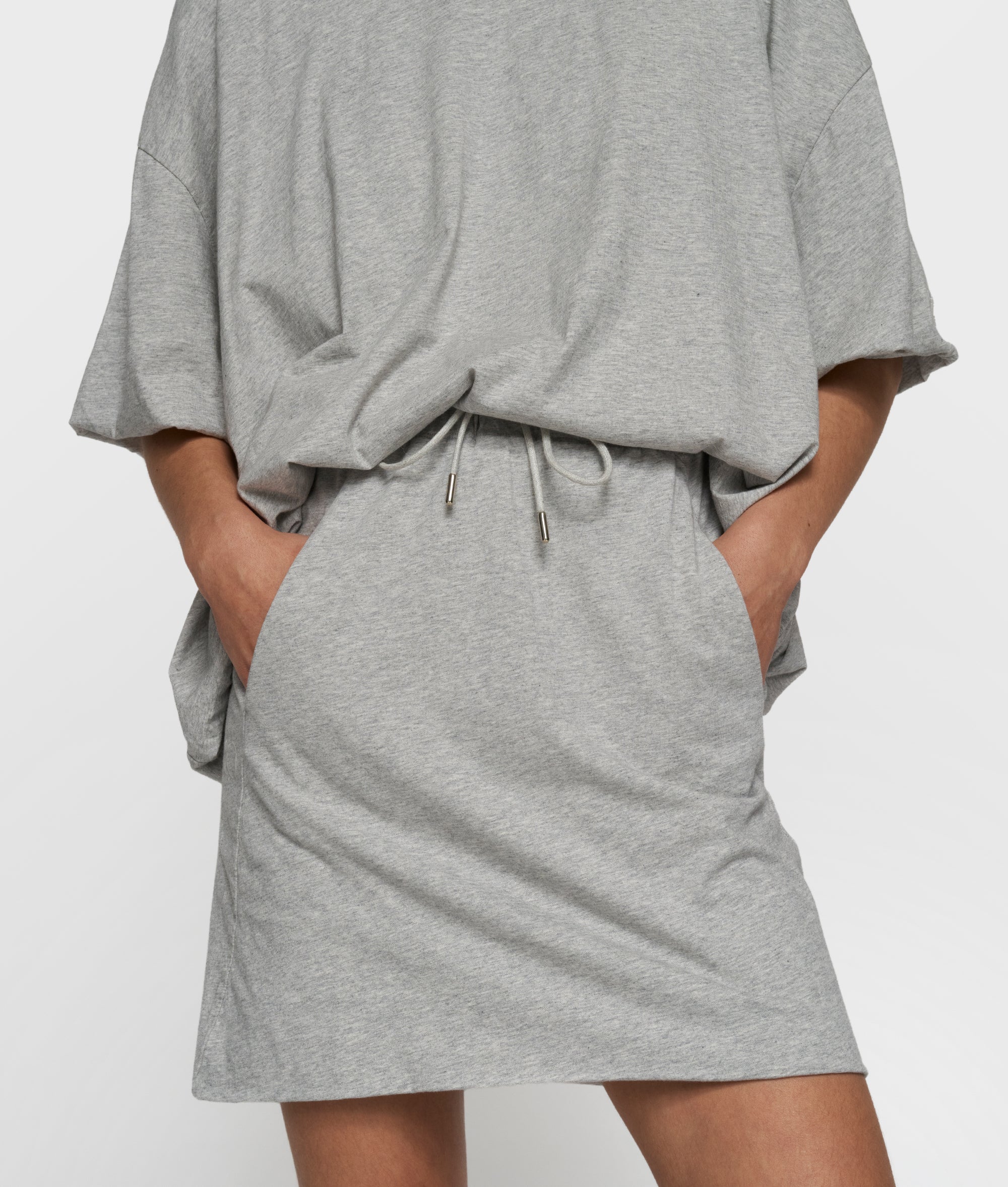 easy skort | light grey melee - Image 2