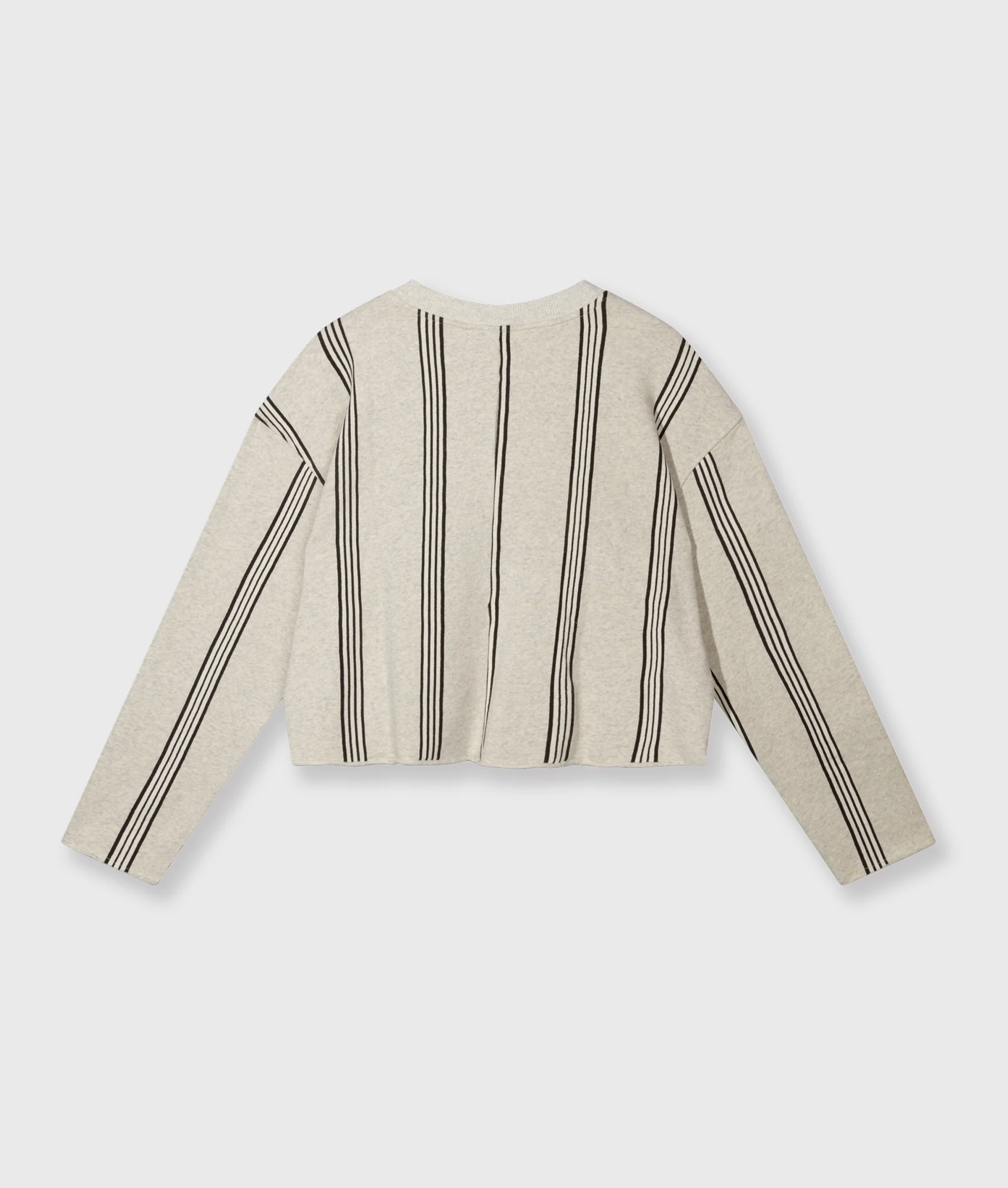 easy sweater stripes | soft white melee - Image 7