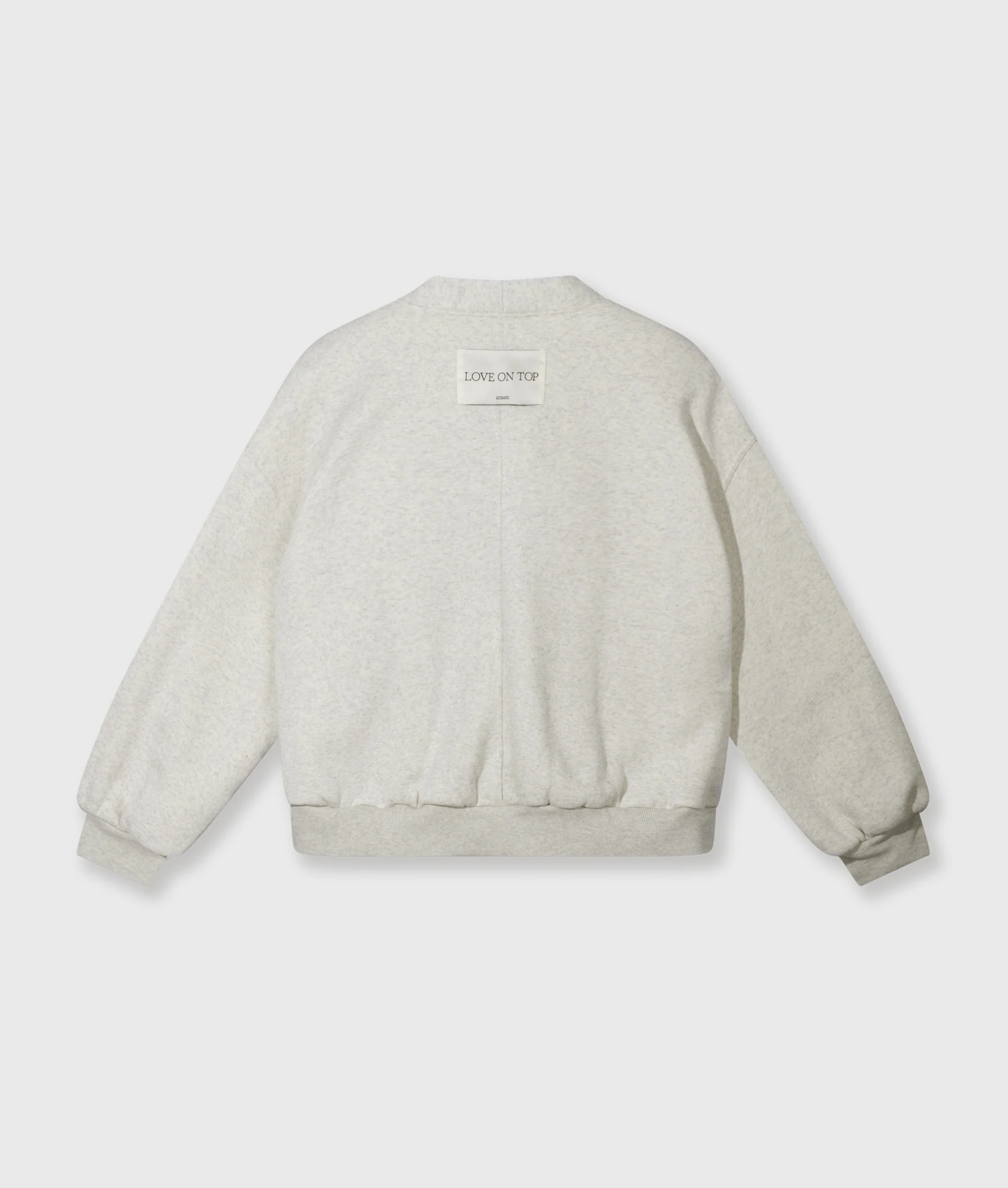 fleece bomber | soft white melee - Image 11