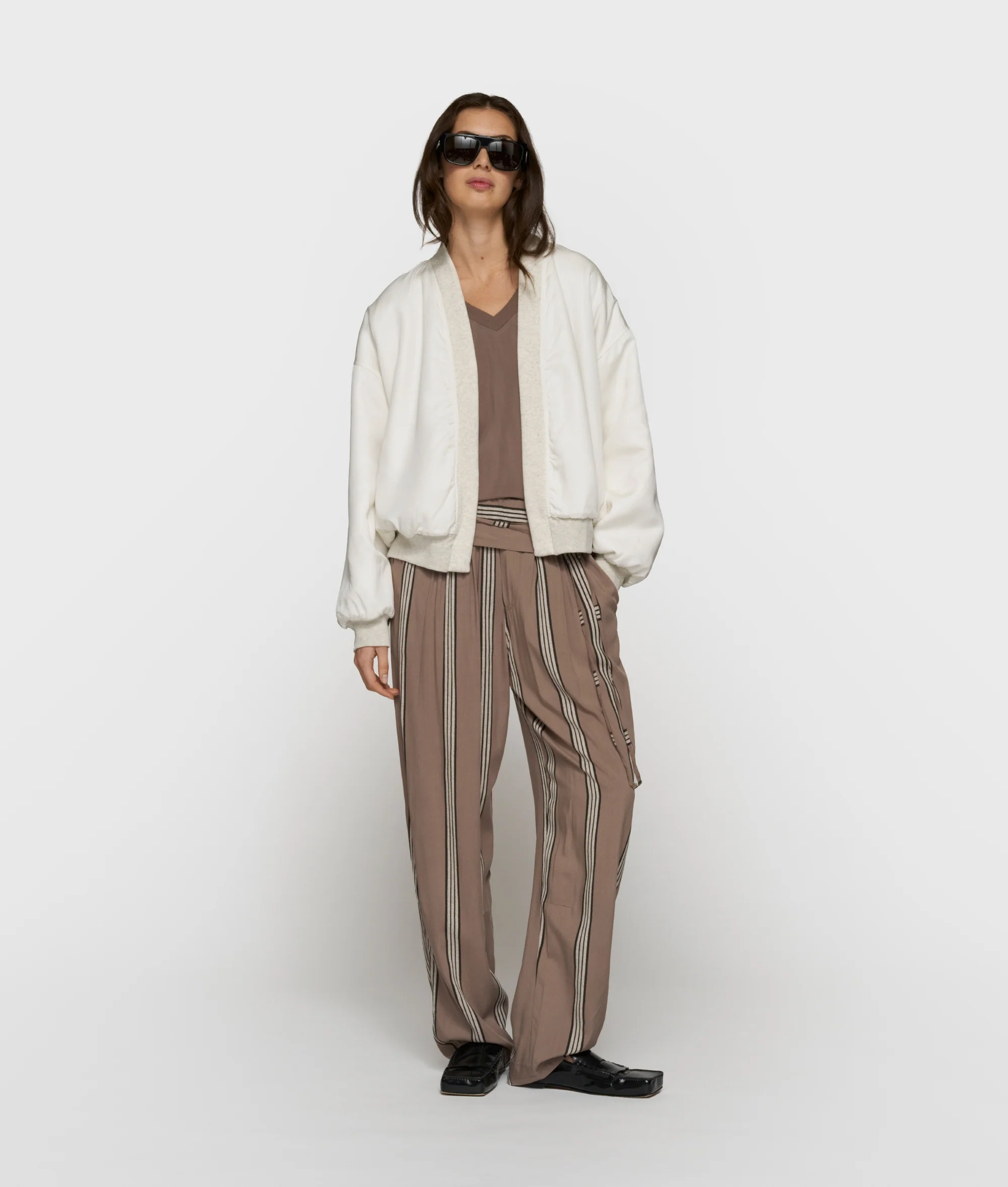 fleece bomber | soft white melee - Image 7
