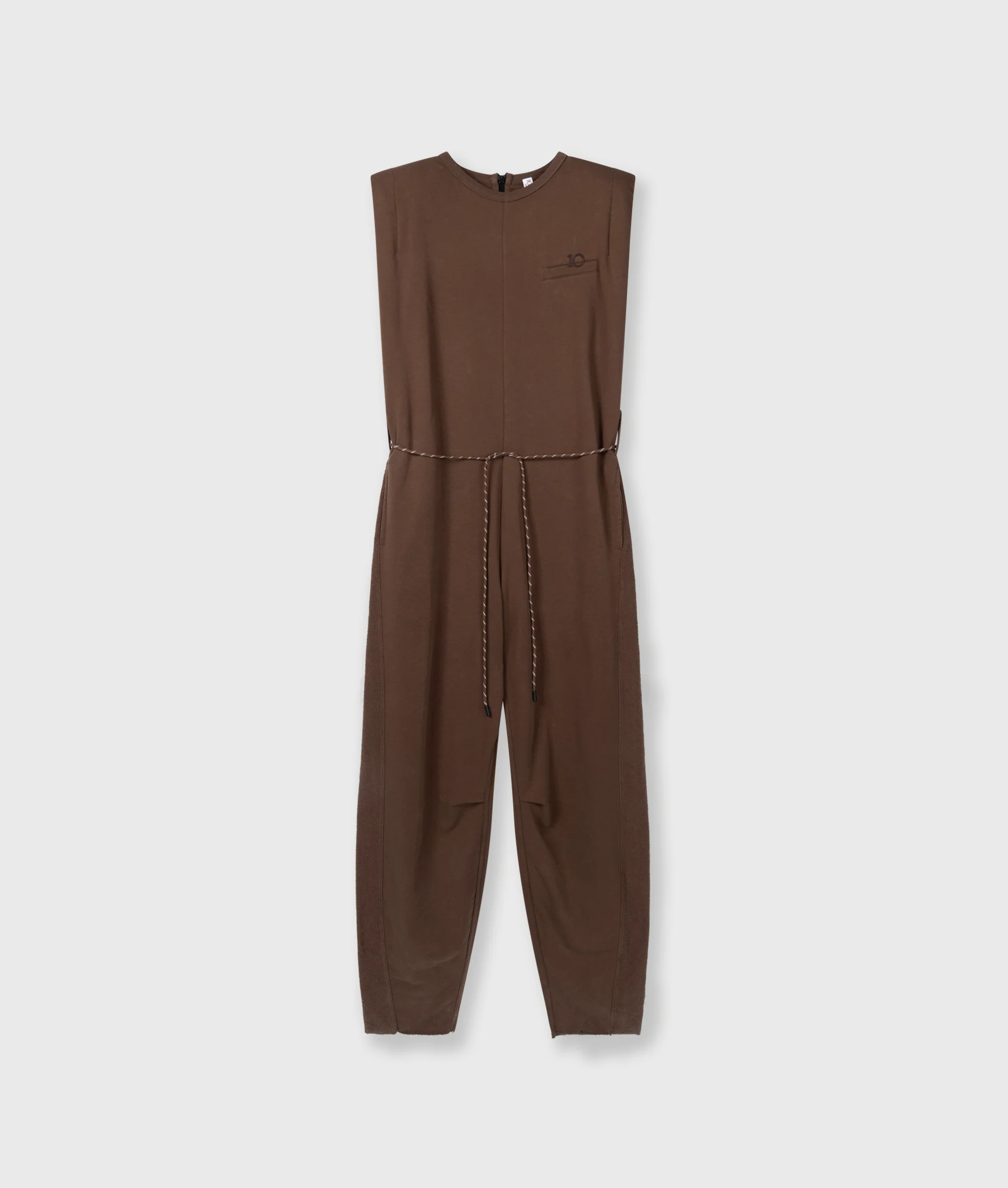 fleece jumpsuit | dark truffle - Image 5