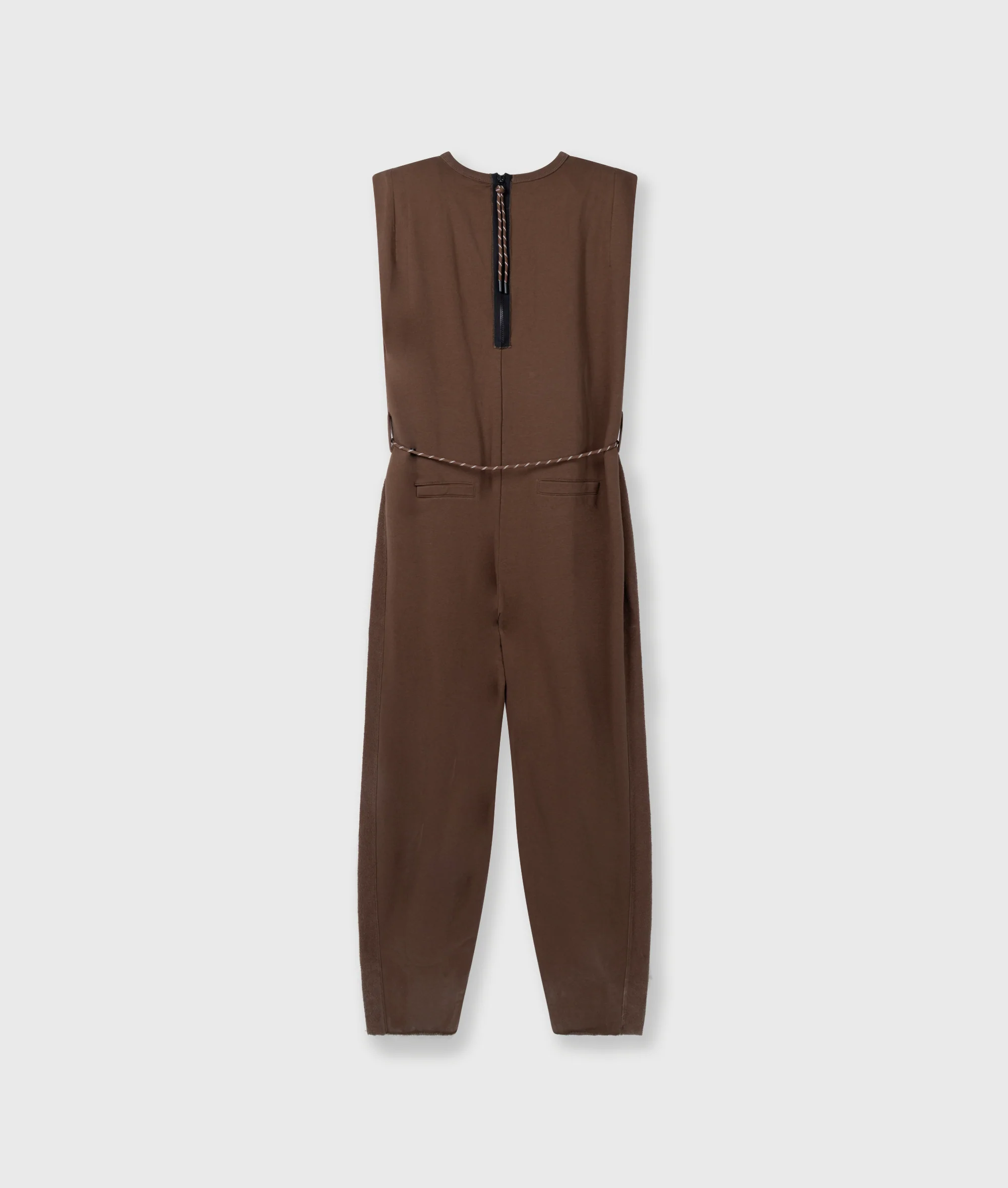 fleece jumpsuit | dark truffle - Image 6