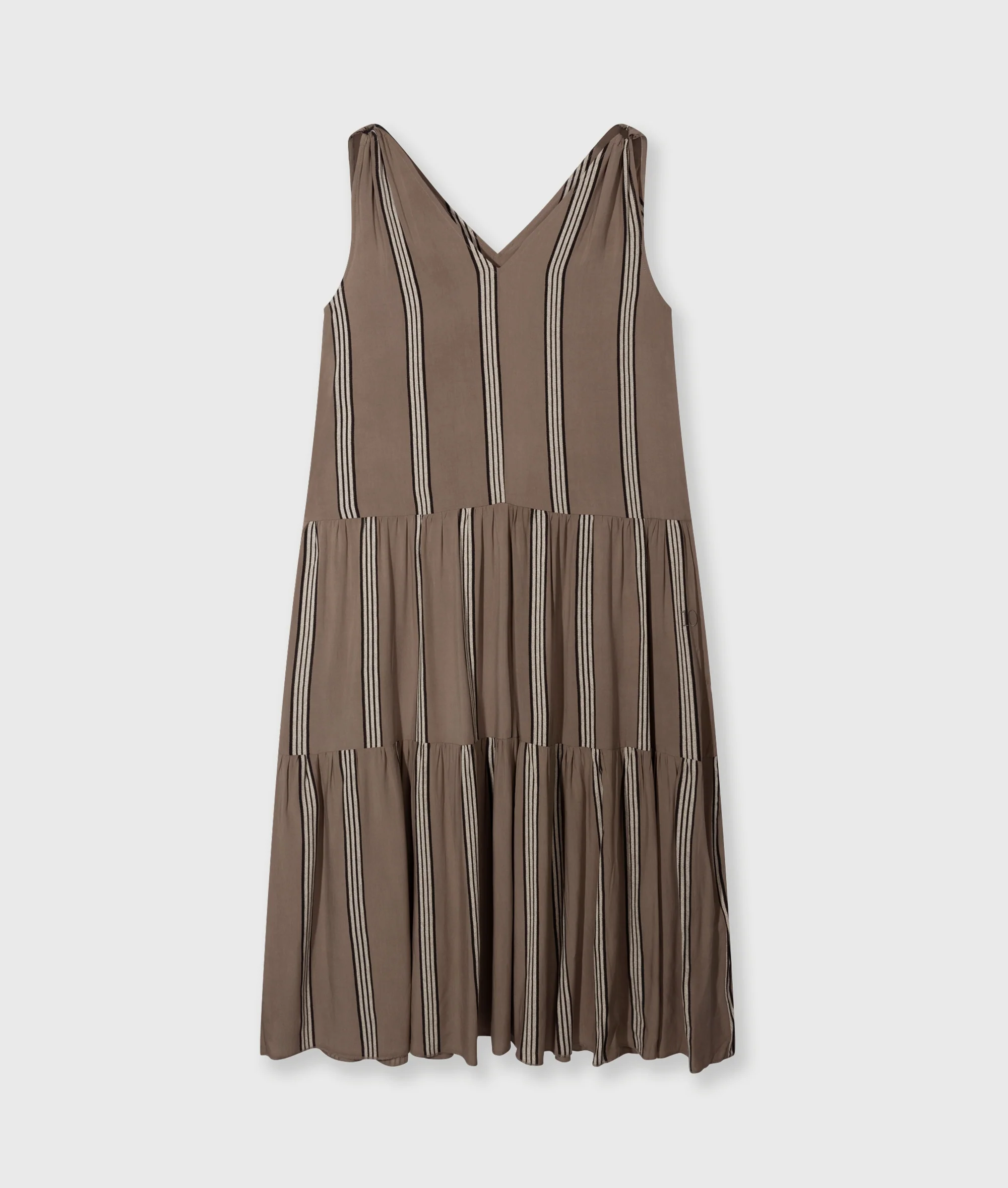 flowy maxi dress stripes | moonrock - Image 5