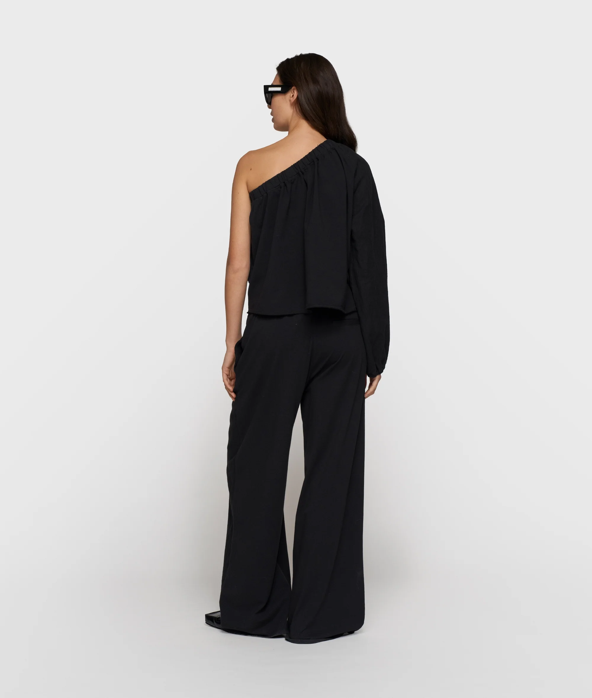 flowy pants linen | black - Image 4