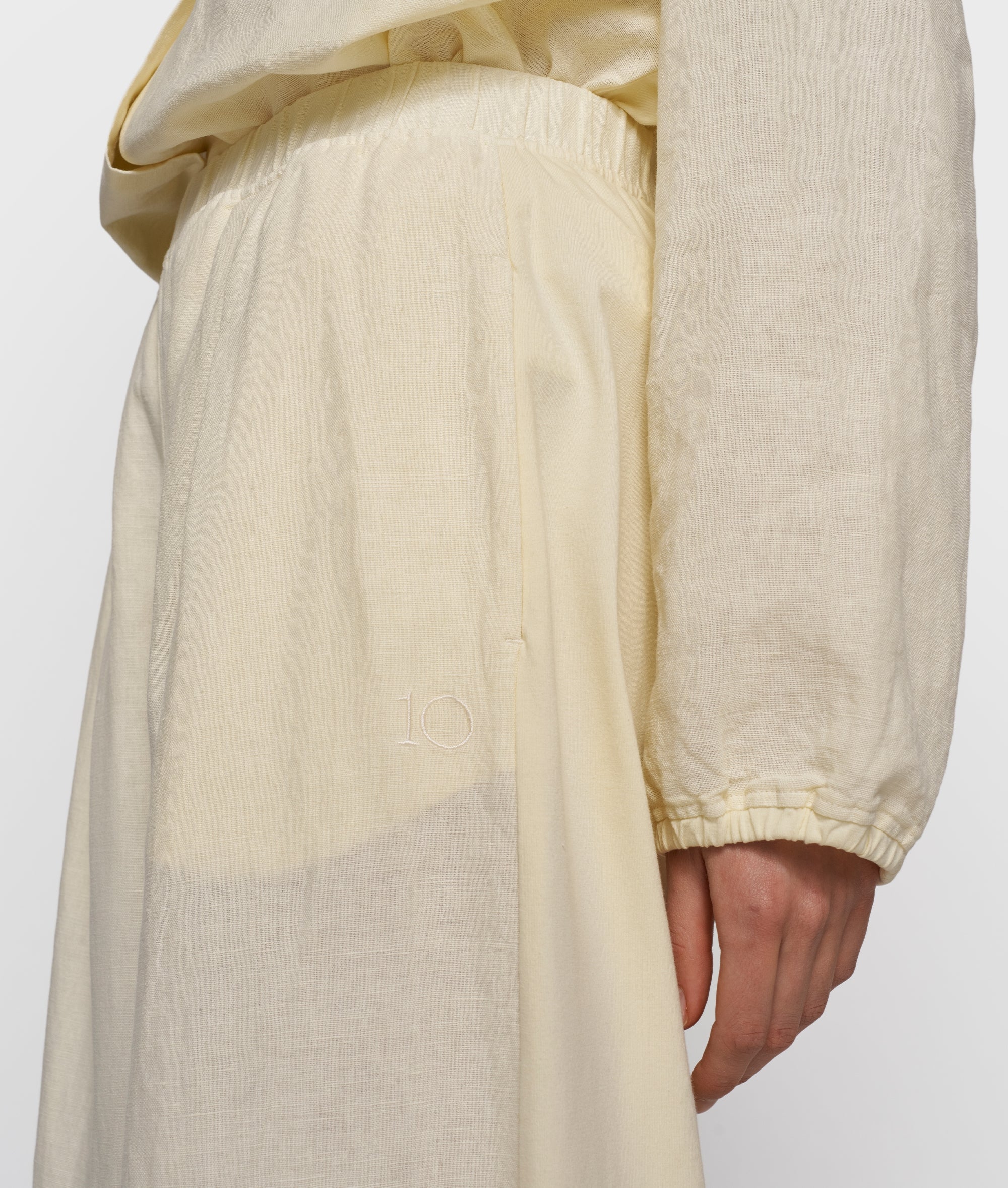 flowy pants linen | soft vanilla - Image 4