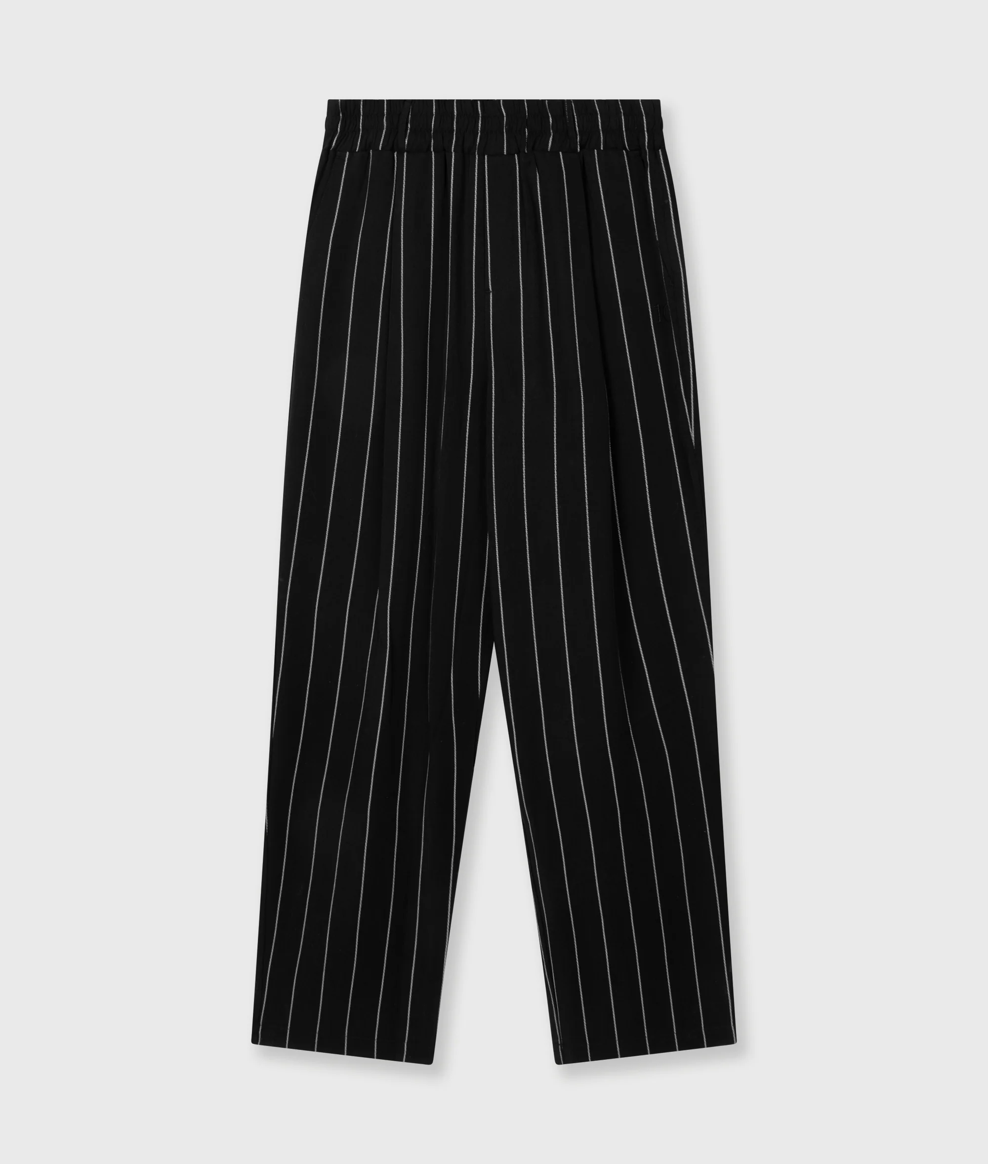 flowy pants pinstripe | black - Image 5