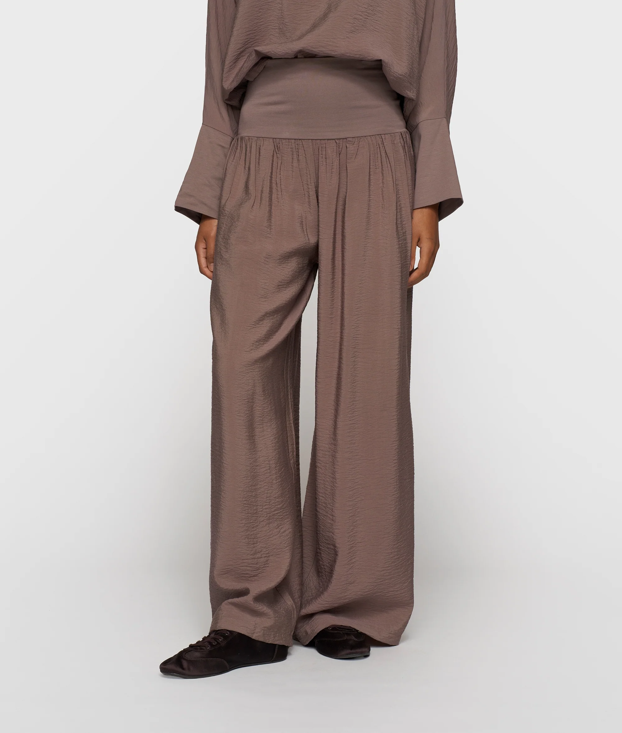 flowy wide leg pants | moonrock - Image 2
