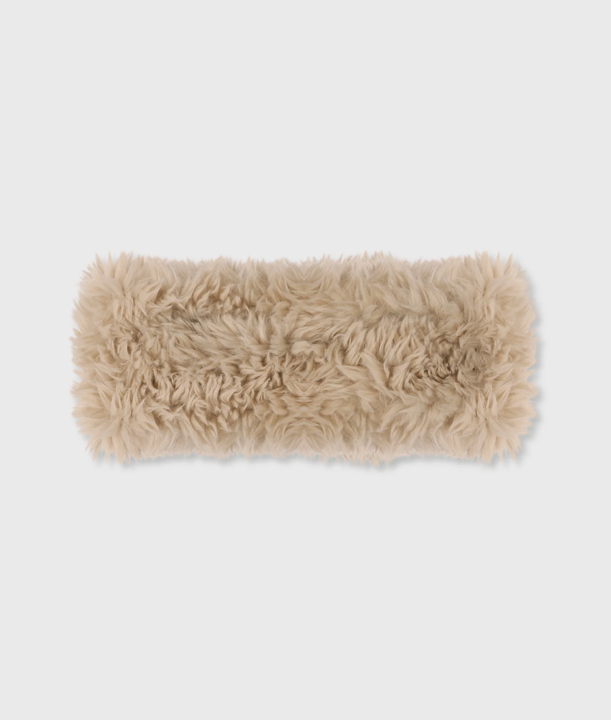 fluffy headband | pearl - Image 3