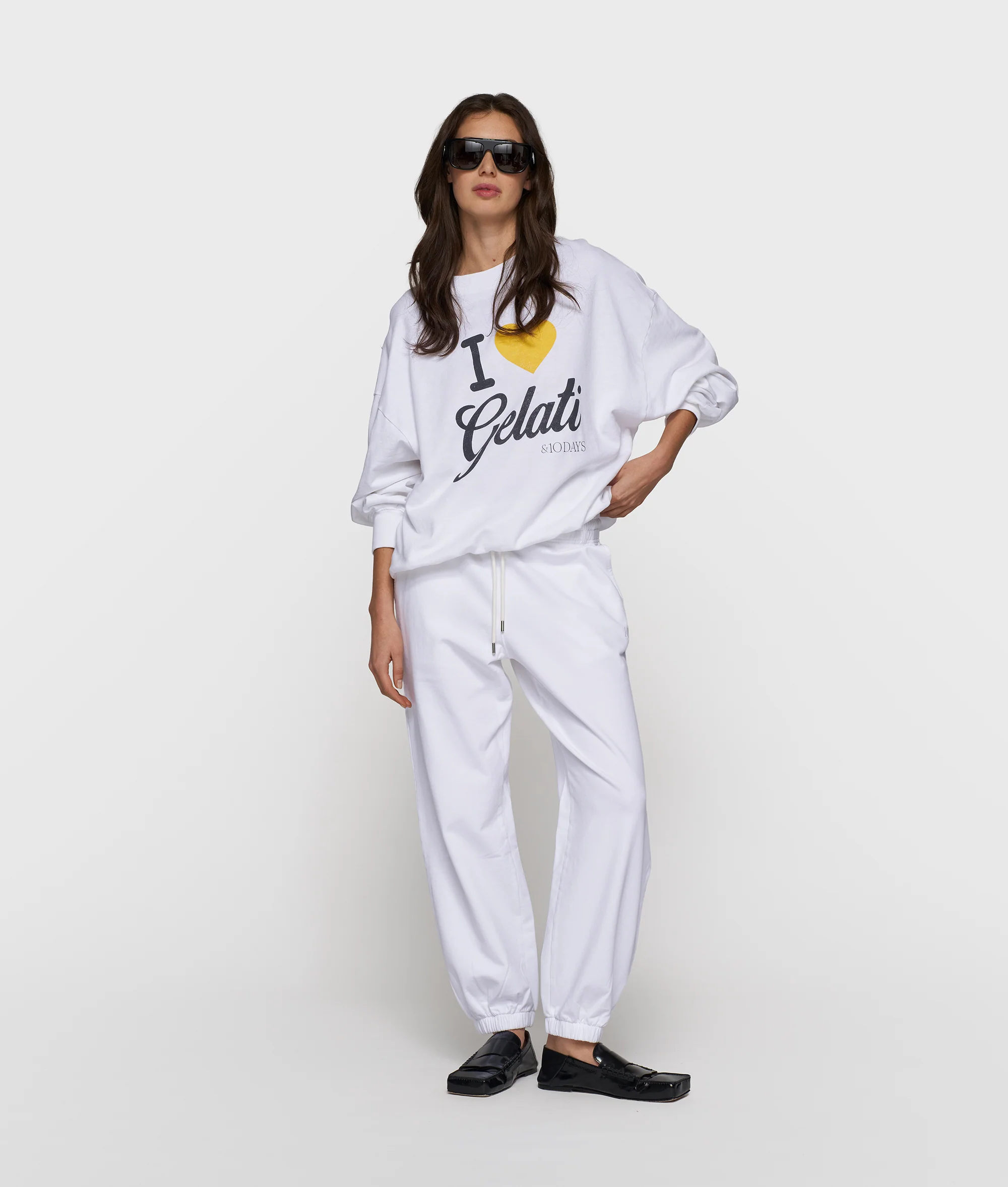 gelati bar jogger | white