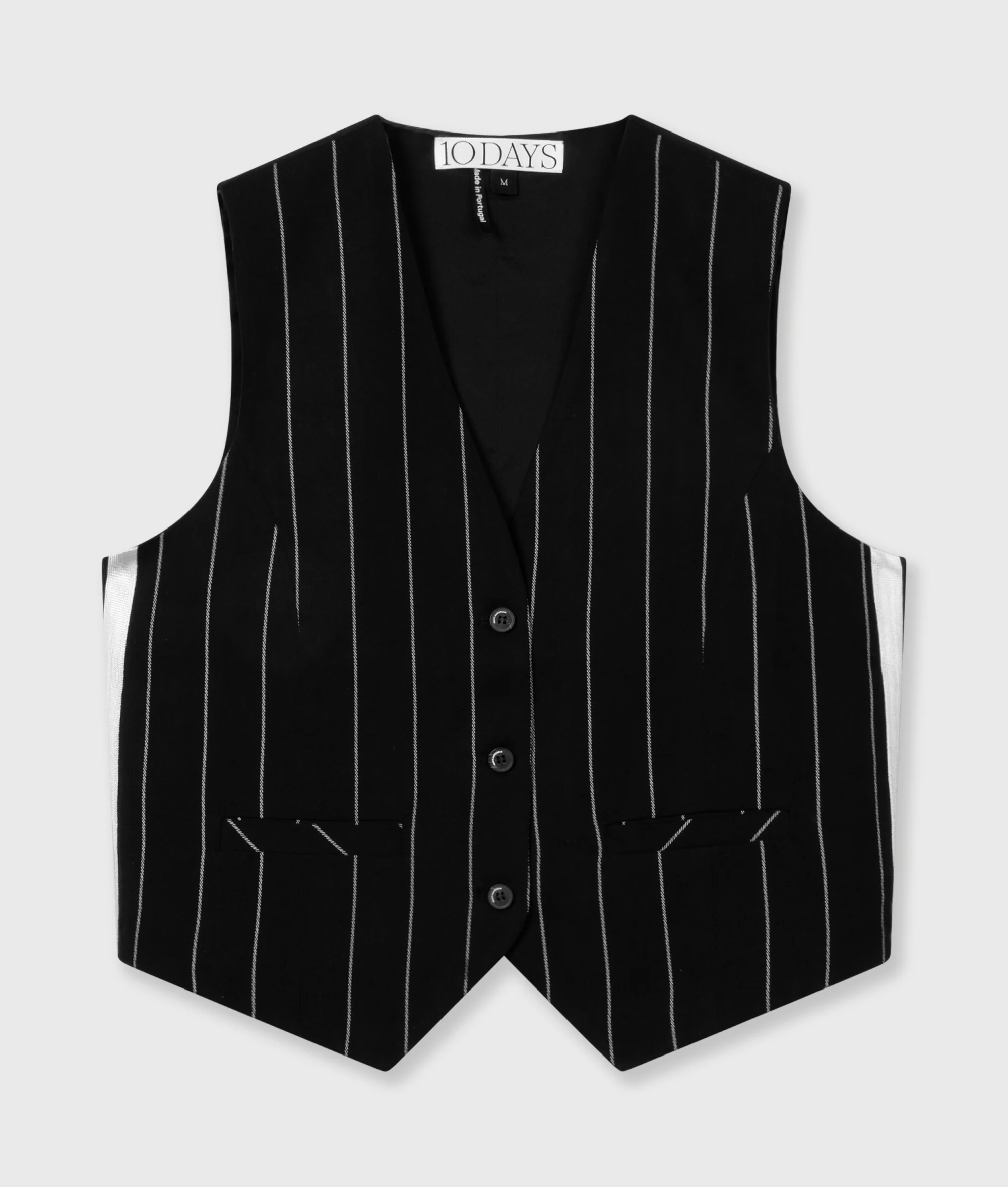 gilet pinstripe | black - Image 6