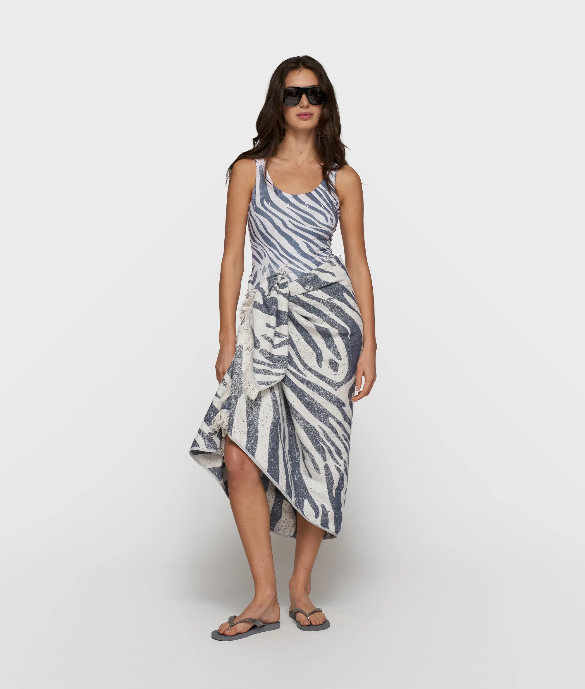 hamam towel zebra | light vanilla - Image 2