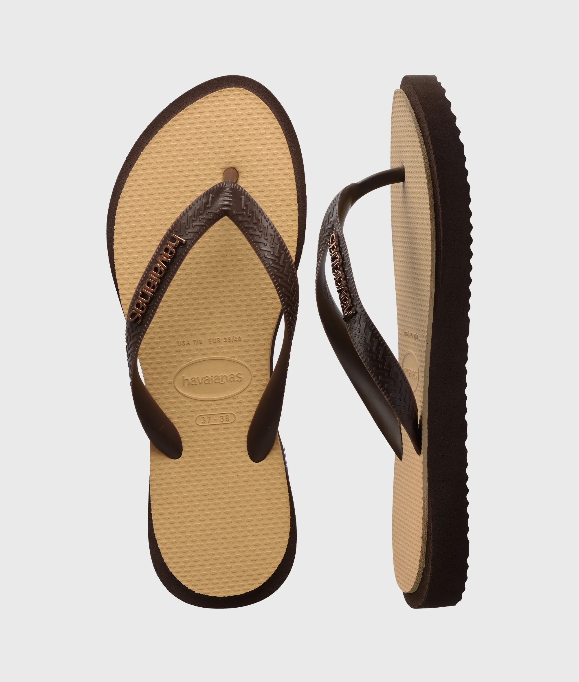 HAVAIANAS TOP POINT FUSION | brown - Image 5