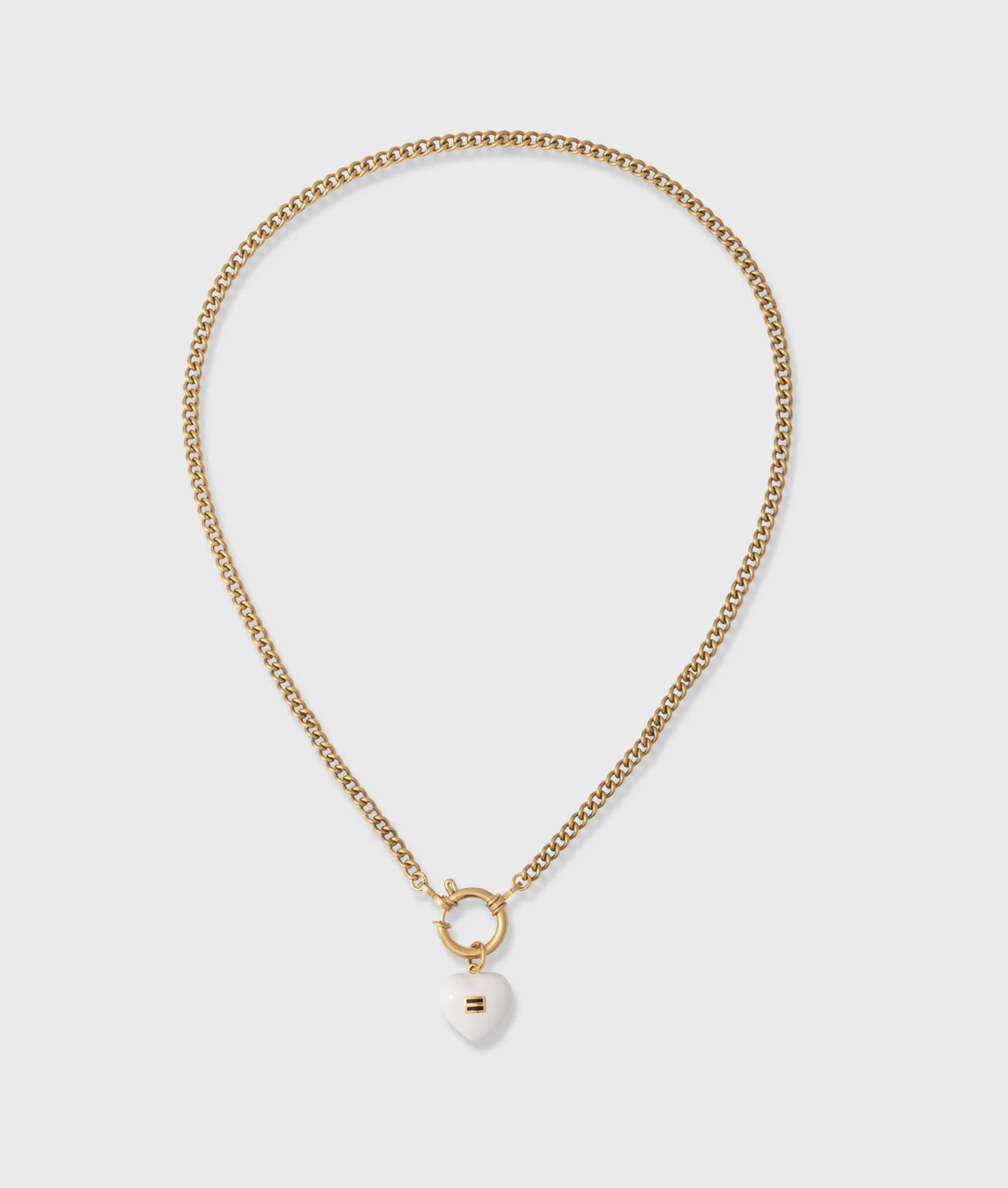 heart charm | ecru - Image 4