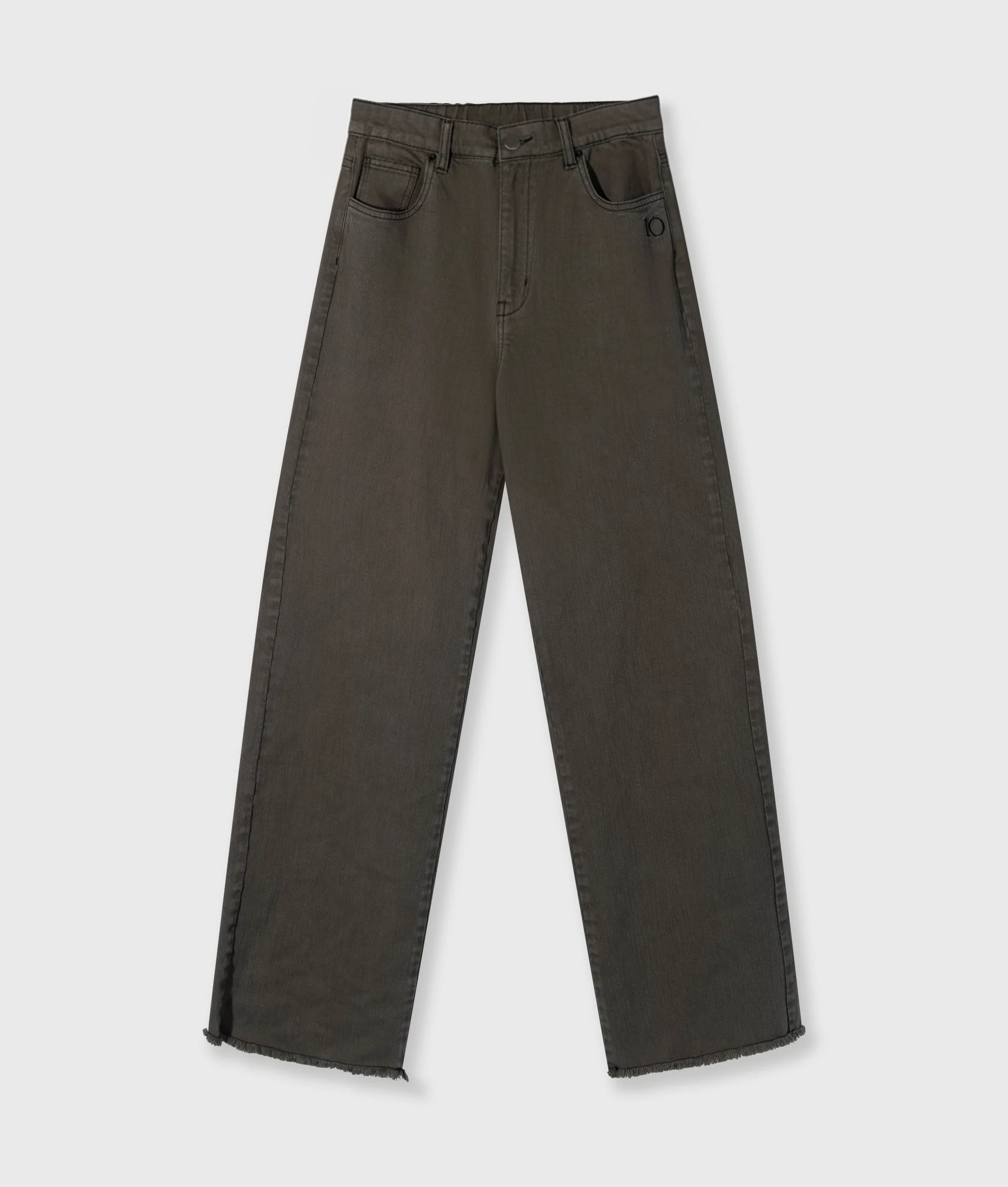 jog twill pants | dark truffle - Image 6