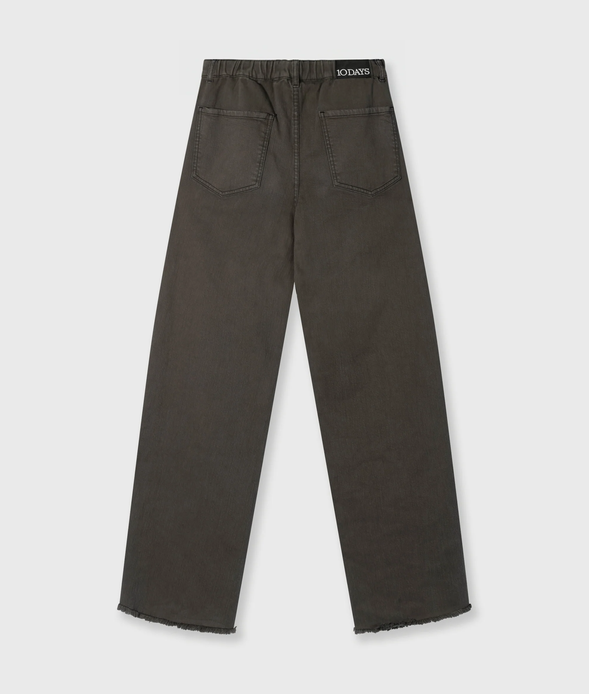 jog twill pants | dark truffle - Image 7